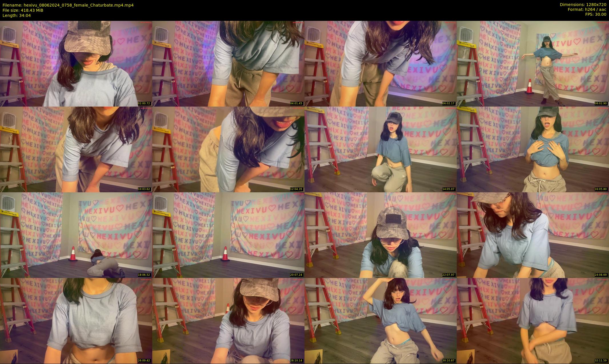 hexivu — 35 minute Chaturbate female cam show recording, 720p, Jun 8, 2024