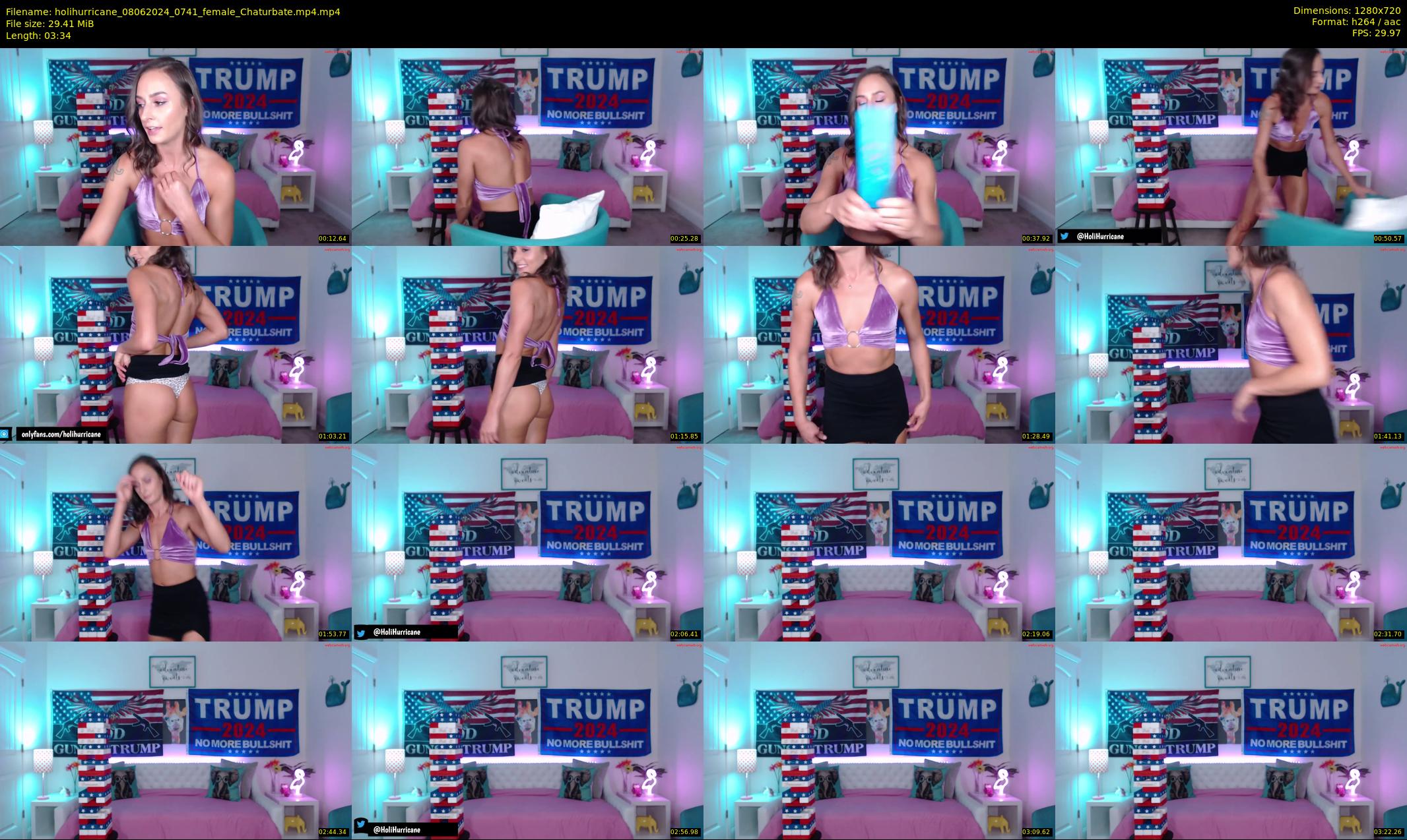 holihurricane — 4 minute Chaturbate female cam show recording, 720p, Jun 8, 2024