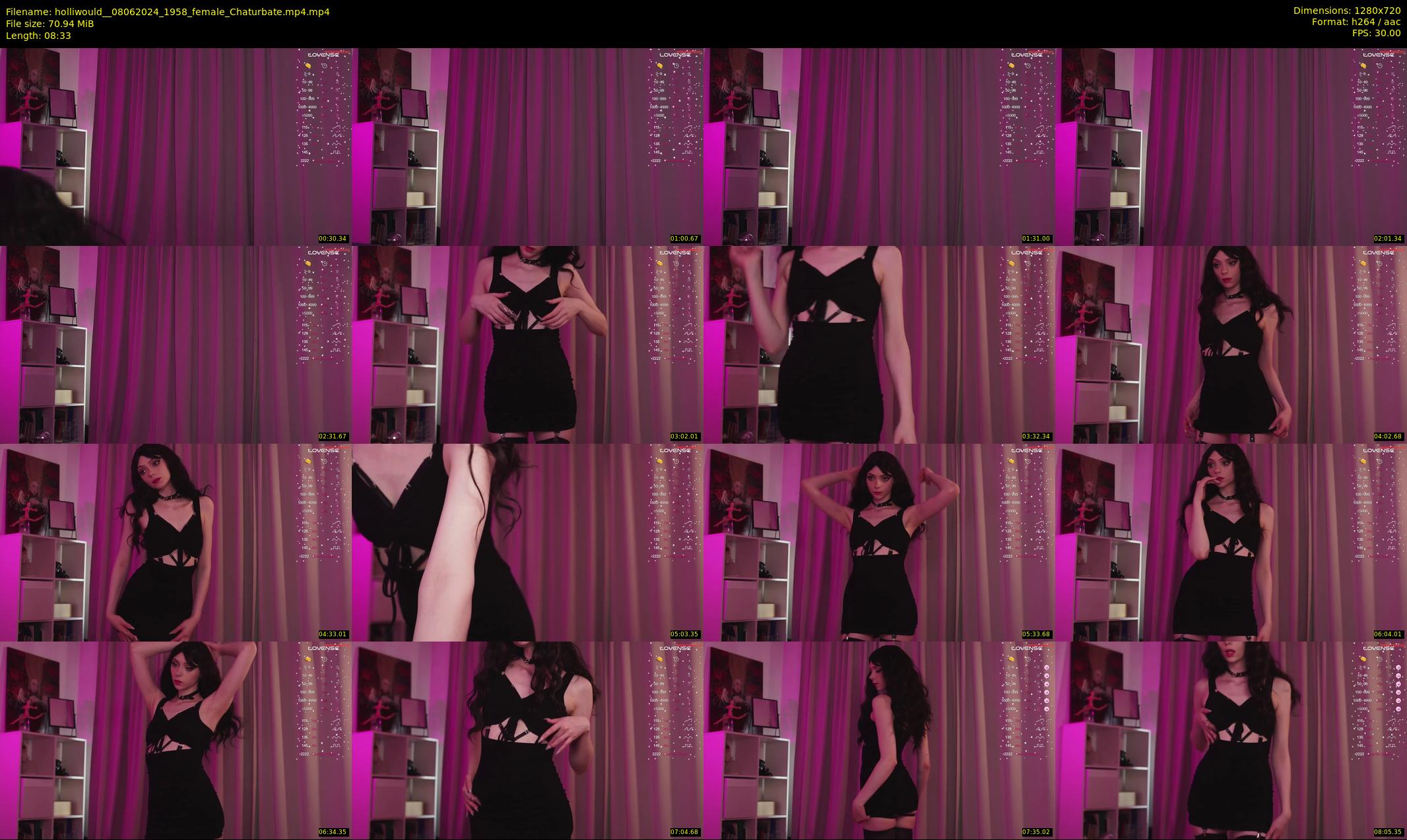 holliwould_ — 9 minute Chaturbate female cam show recording, 720p, Jun 8, 2024