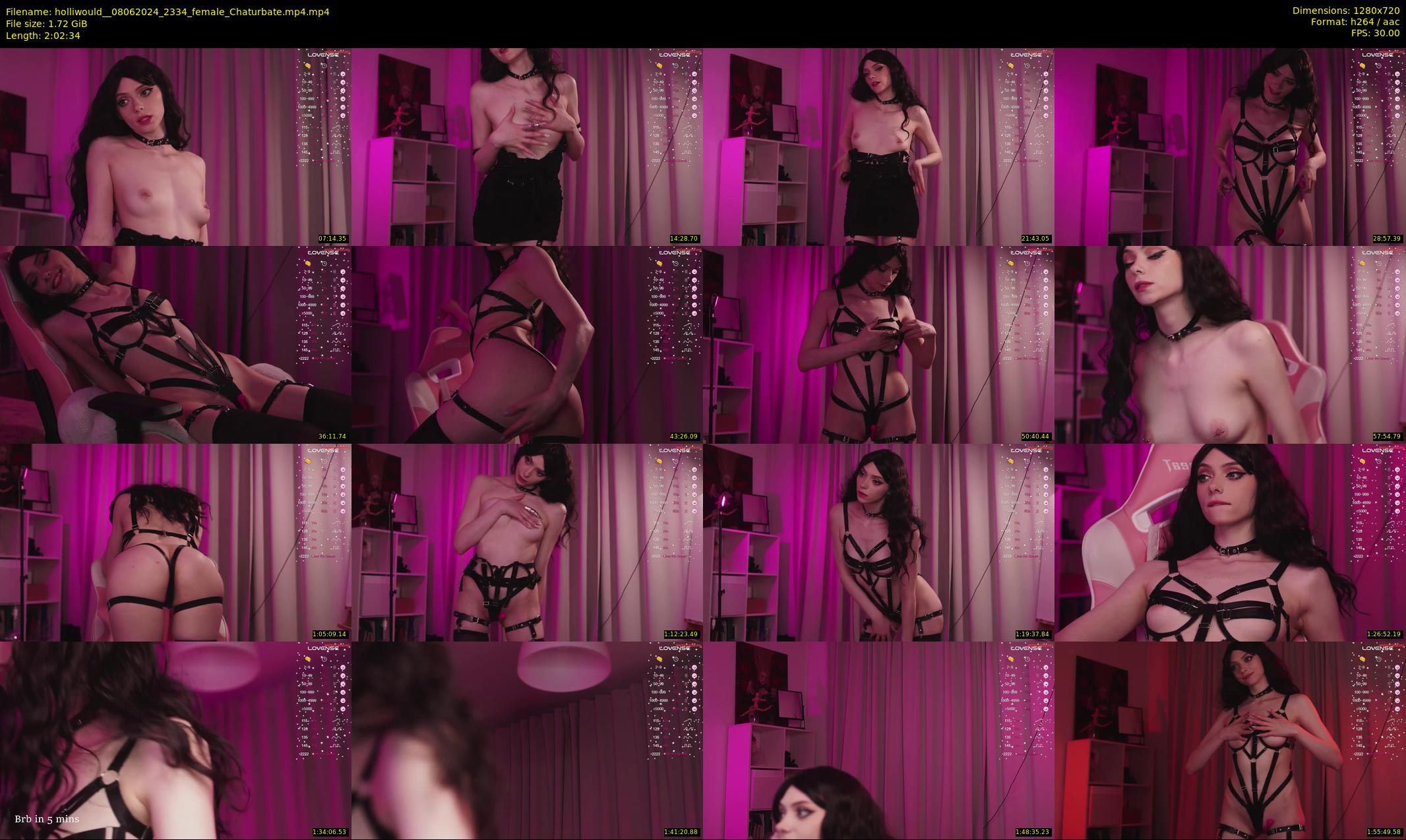holliwould_ — 123 minute Chaturbate female cam show recording, 720p, Jun 8, 2024