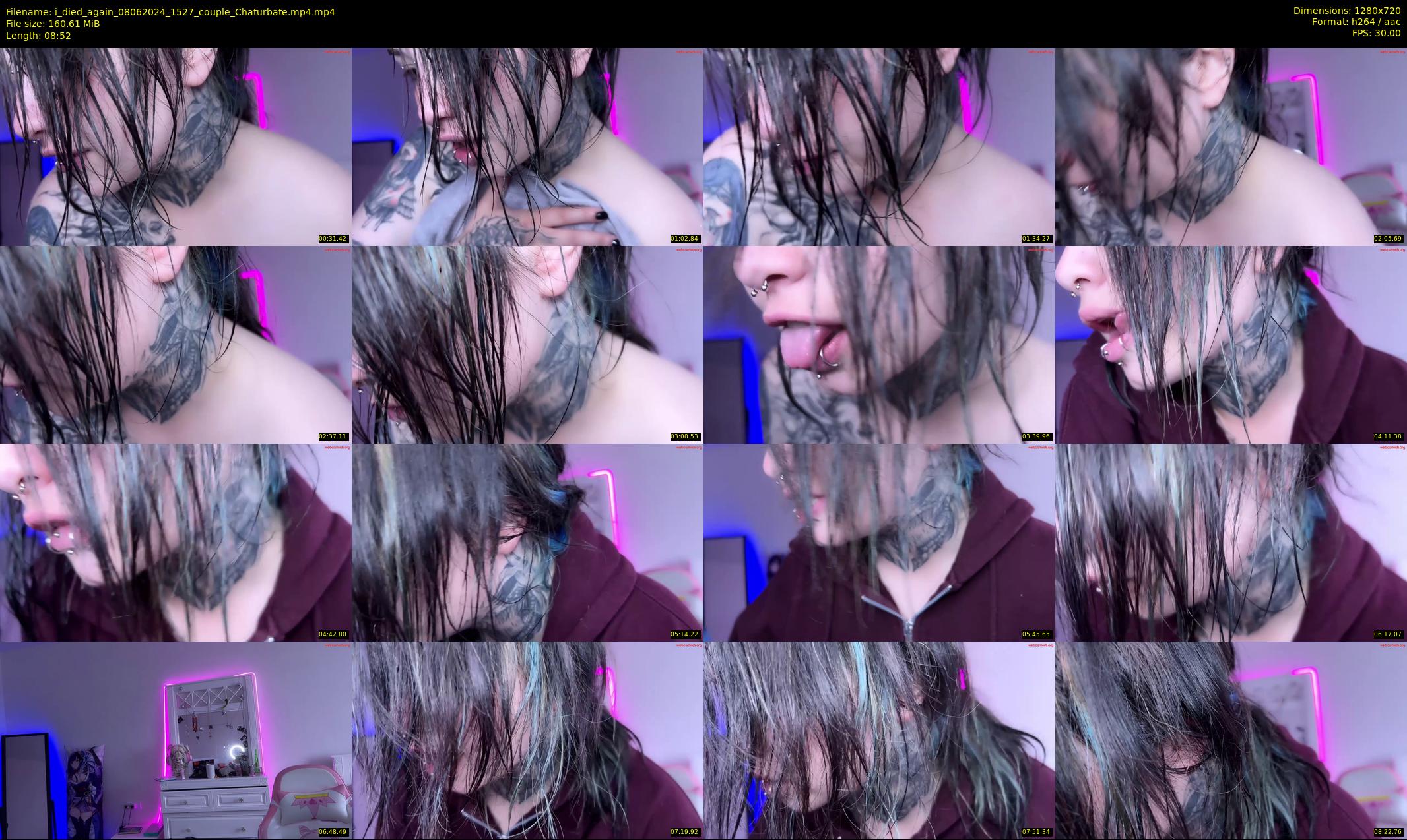 i_died_again — 9 minute Chaturbate female cam show recording, 720p, Jun 8, 2024