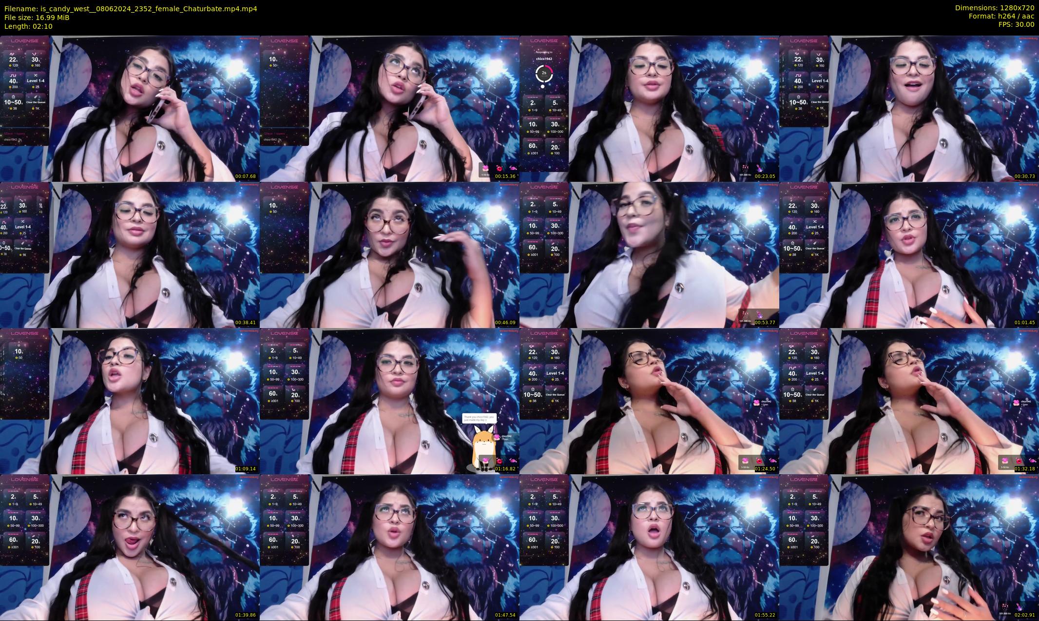 is_candy_west_ — 3 minute Chaturbate female cam show recording, 720p, Jun 8, 2024
