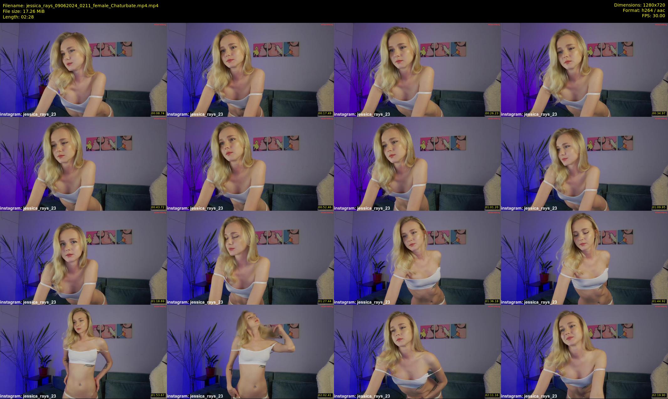jessica_rays — 3 minute Chaturbate couple cam show recording, 720p, Jun 9, 2024