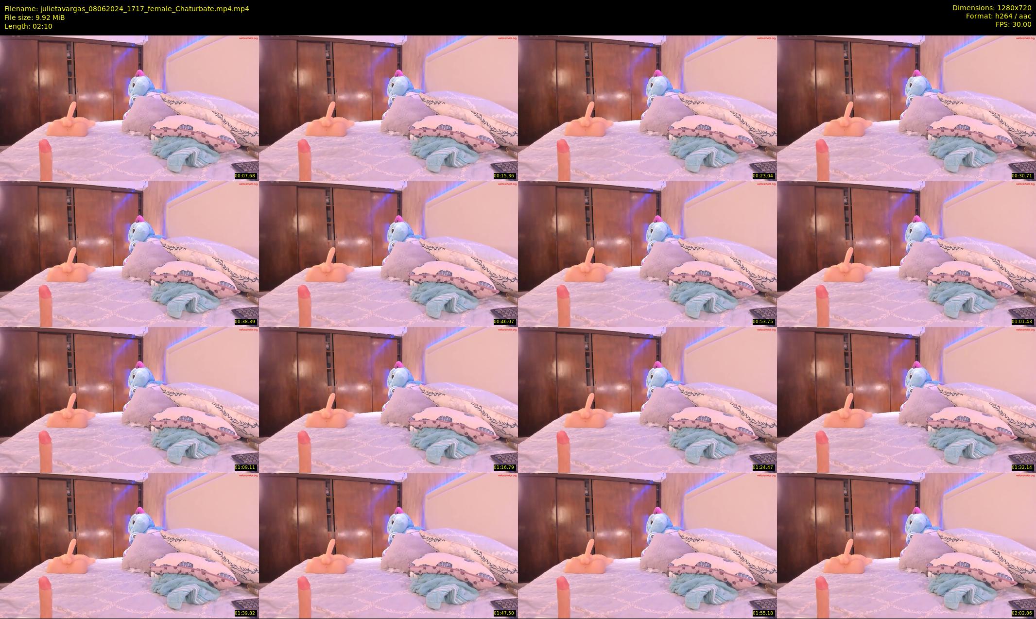 julietavargas — 3 minute Chaturbate female cam show recording, 720p, Jun 8, 2024