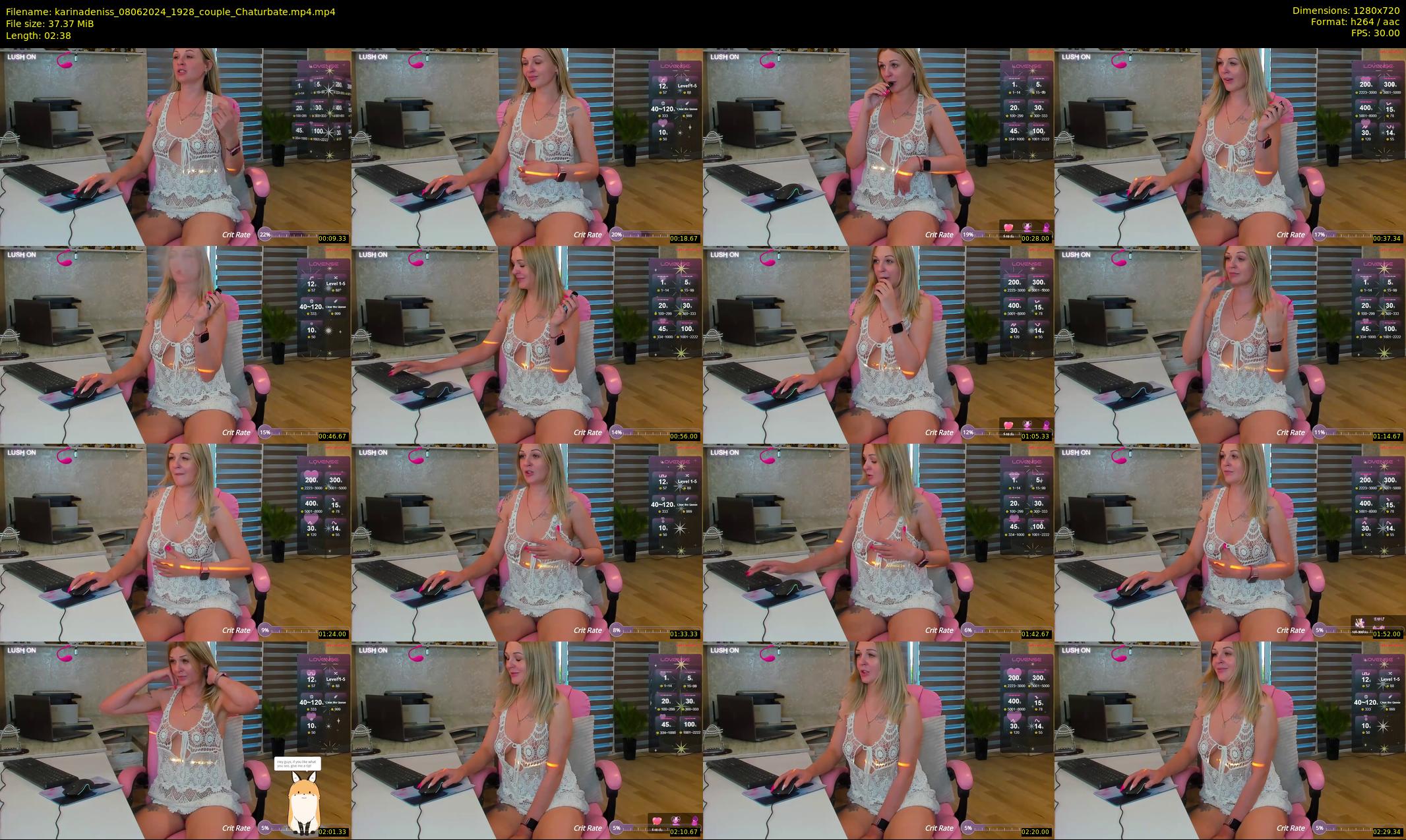 karinadeniss — 3 minute Chaturbate couple cam show recording, 720p, Jun 8, 2024