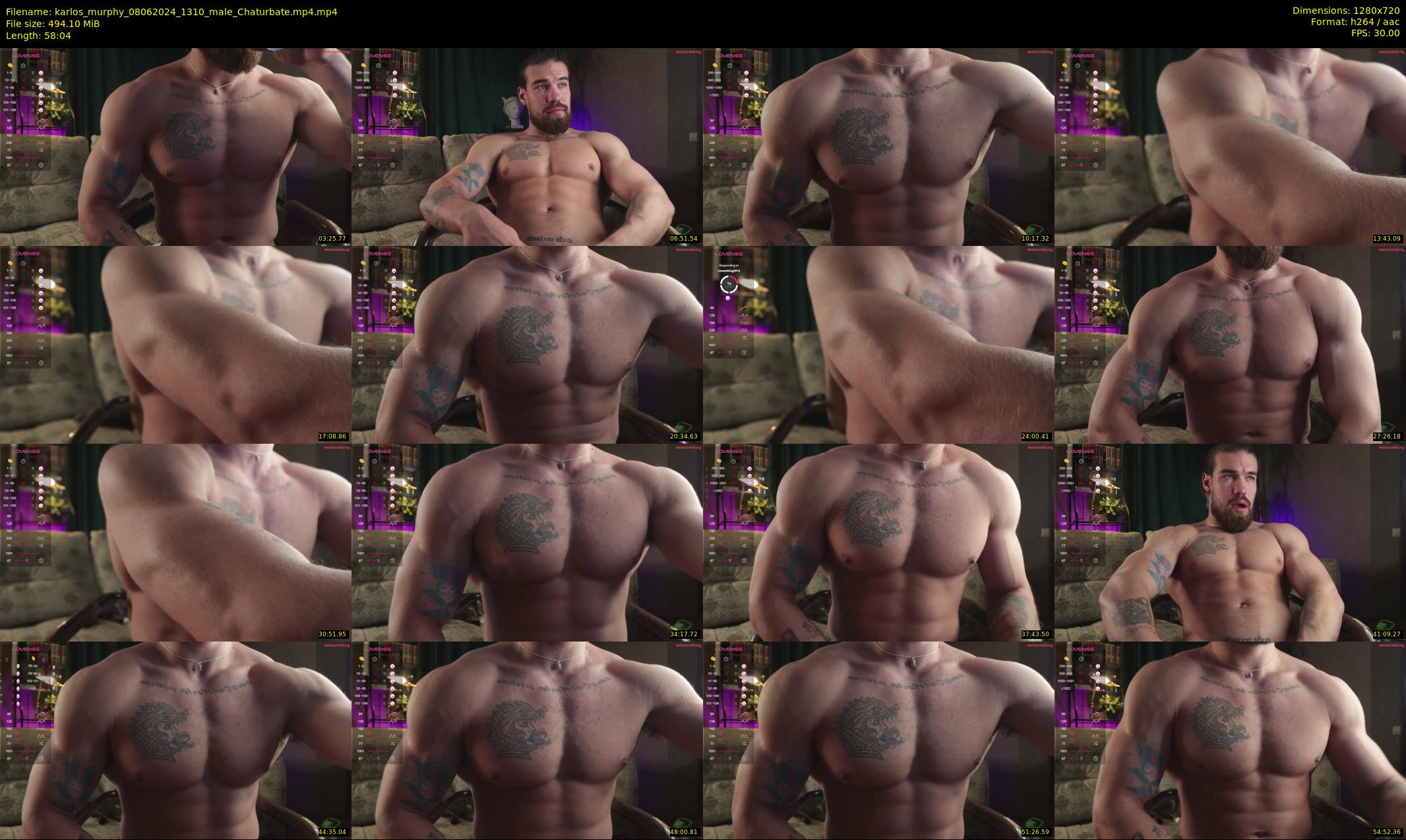 karlos_murphy — 59 minute Chaturbate male cam show recording, 720p, Jun 8, 2024