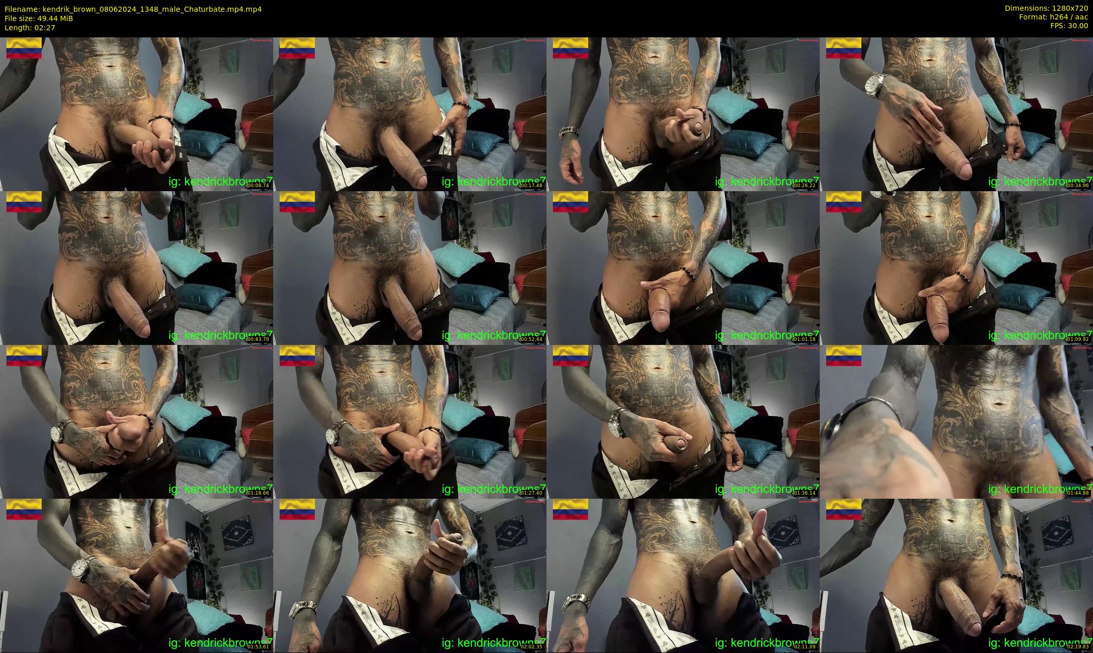 kendrik_brown — 3 minute Chaturbate male cam show recording, 720p, Jun 8, 2024