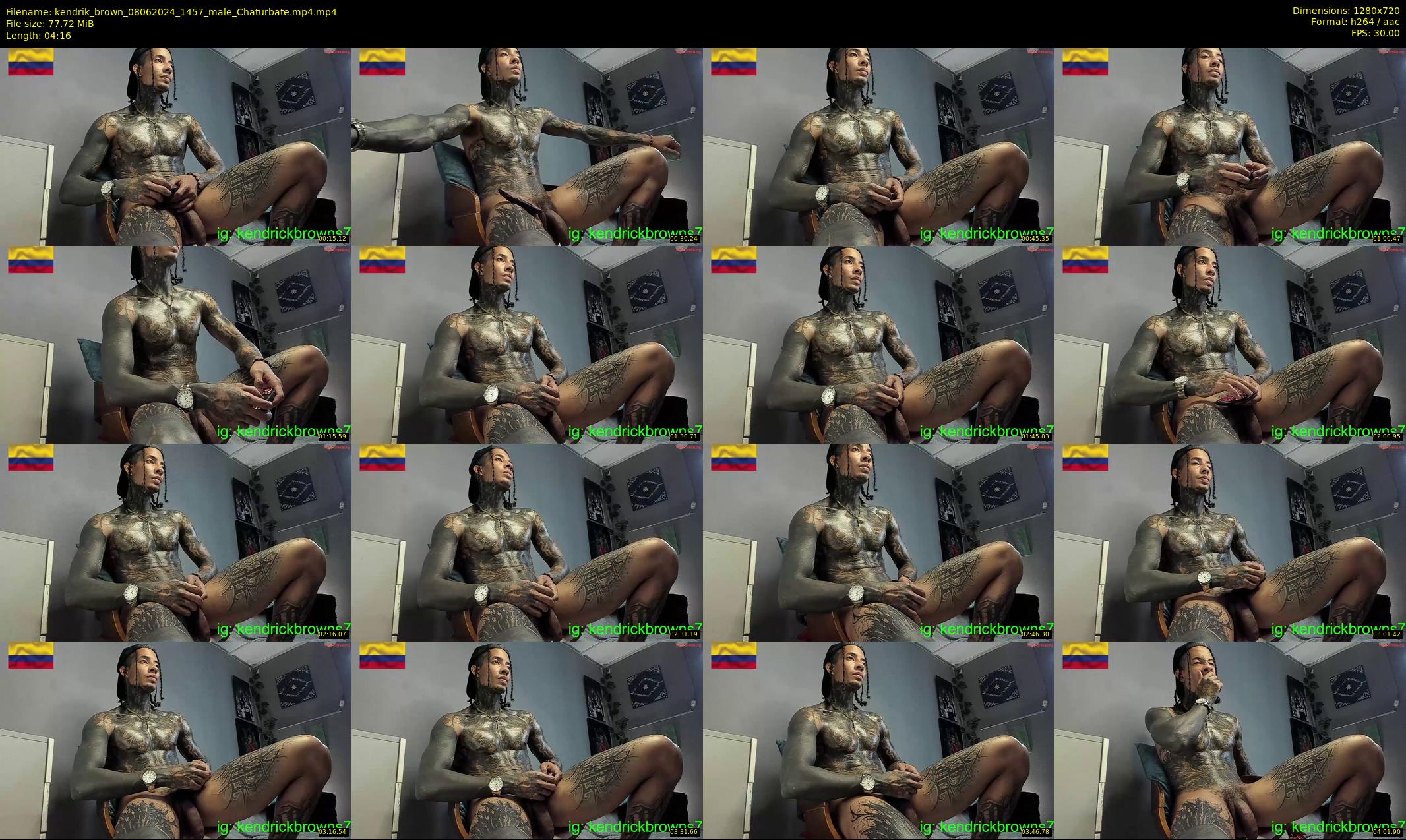 kendrik_brown — 5 minute Chaturbate male cam show recording, 720p, Jun 8, 2024