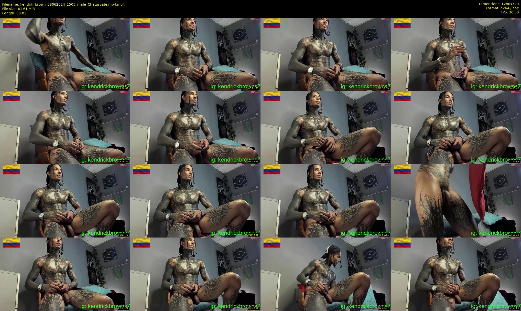 kendrik_brown — 4 minute Chaturbate male cam show recording, 720p, Jun 8, 2024