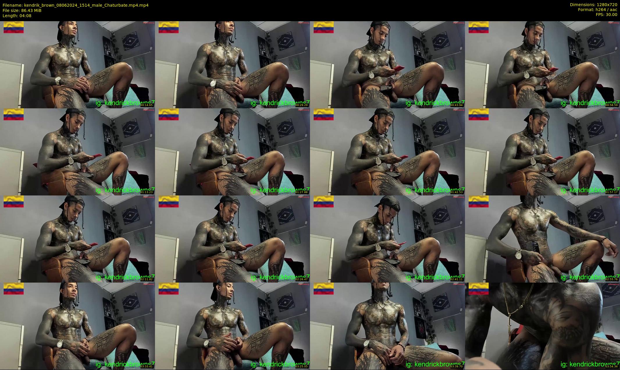 kendrik_brown — 5 minute Chaturbate male cam show recording, 720p, Jun 8, 2024