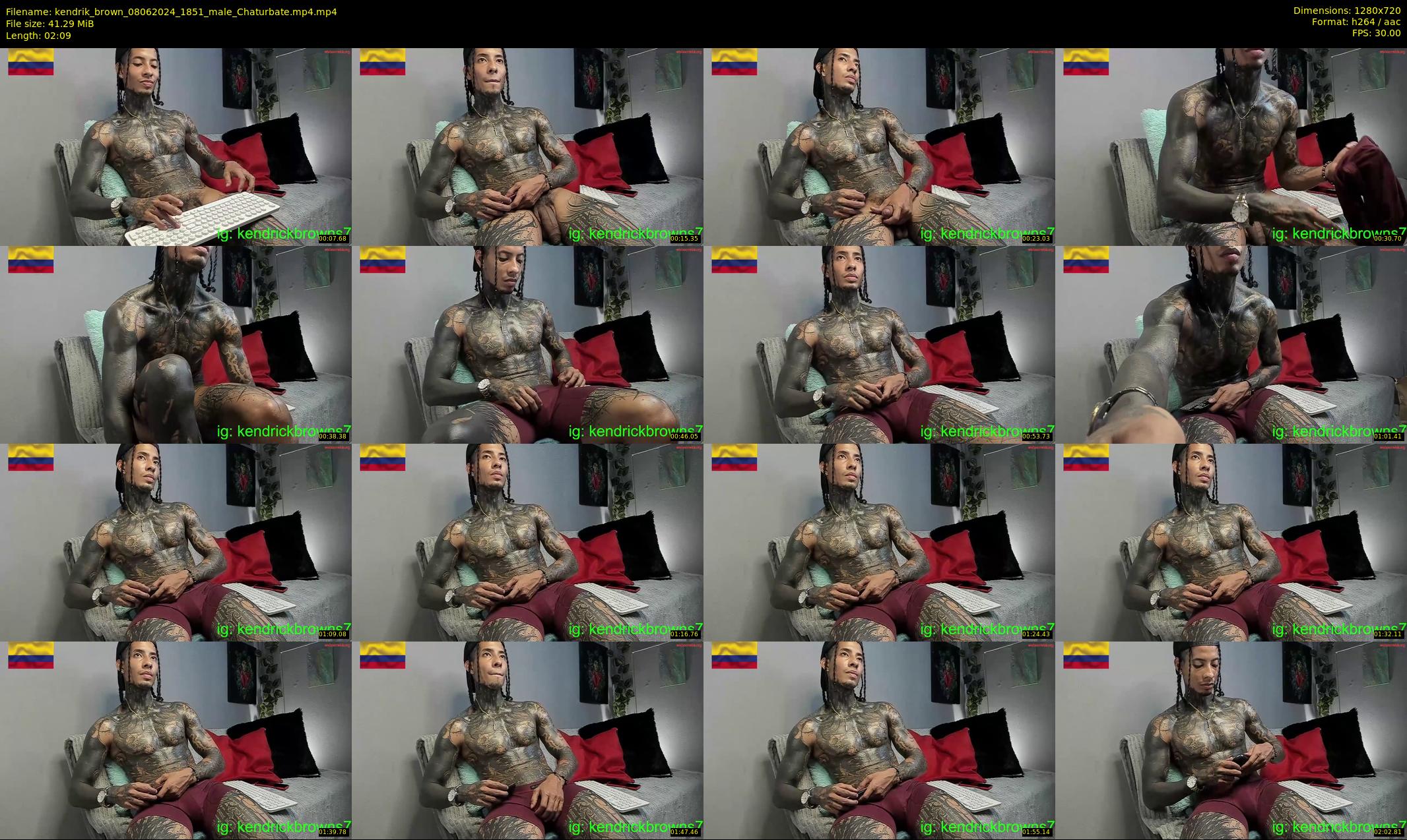 kendrik_brown — 3 minute Chaturbate male cam show recording, 720p, Jun 8, 2024