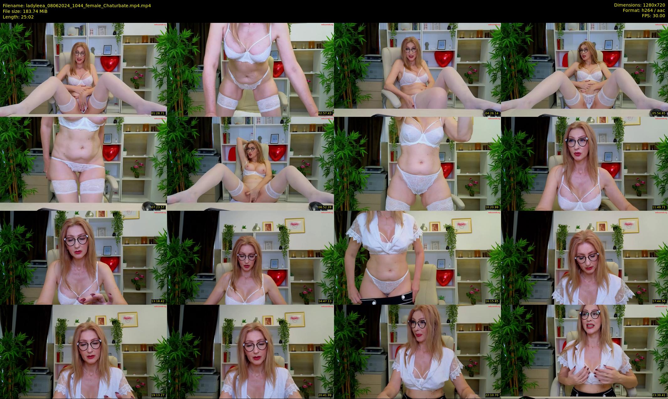 ladyleea — 26 minute Chaturbate female cam show recording, 720p, Jun 8, 2024