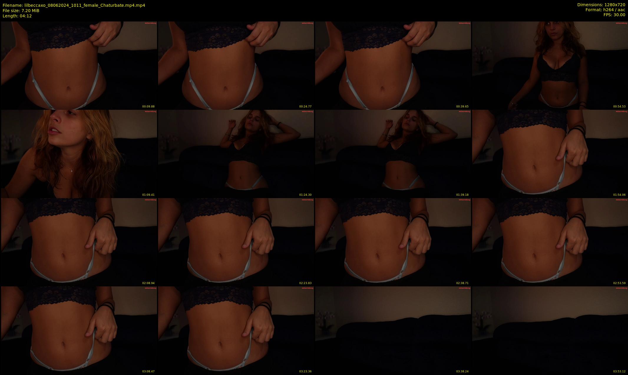 lilbeccaxo — 5 minute Chaturbate female cam show recording, 720p, Jun 8, 2024