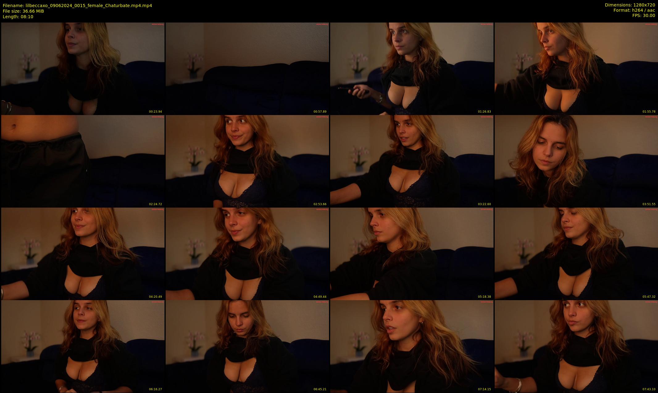 lilbeccaxo — 9 minute Chaturbate female cam show recording, 720p, Jun 9, 2024