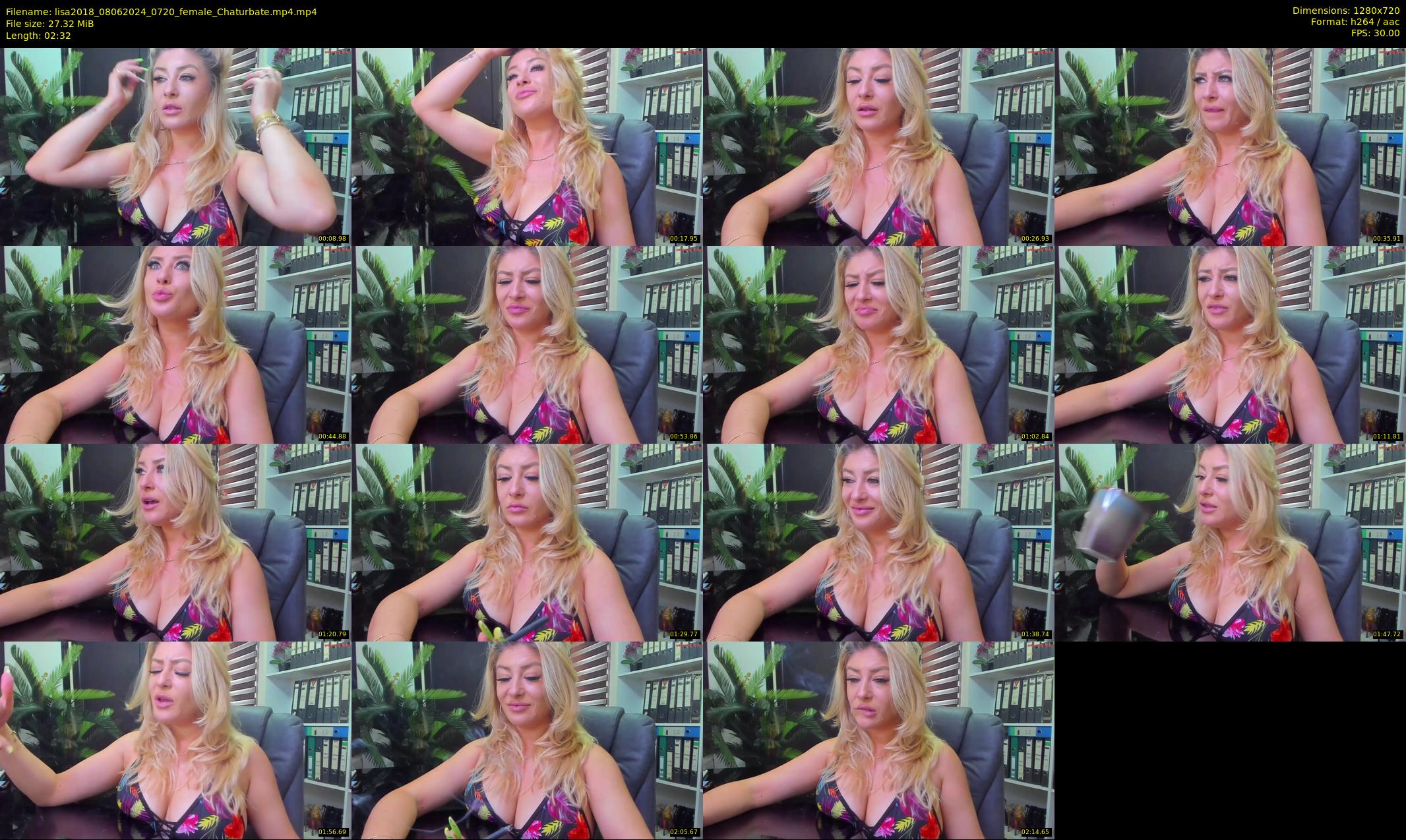 lisa2018 — 3 minute Chaturbate female cam show recording, 720p, Jun 8, 2024