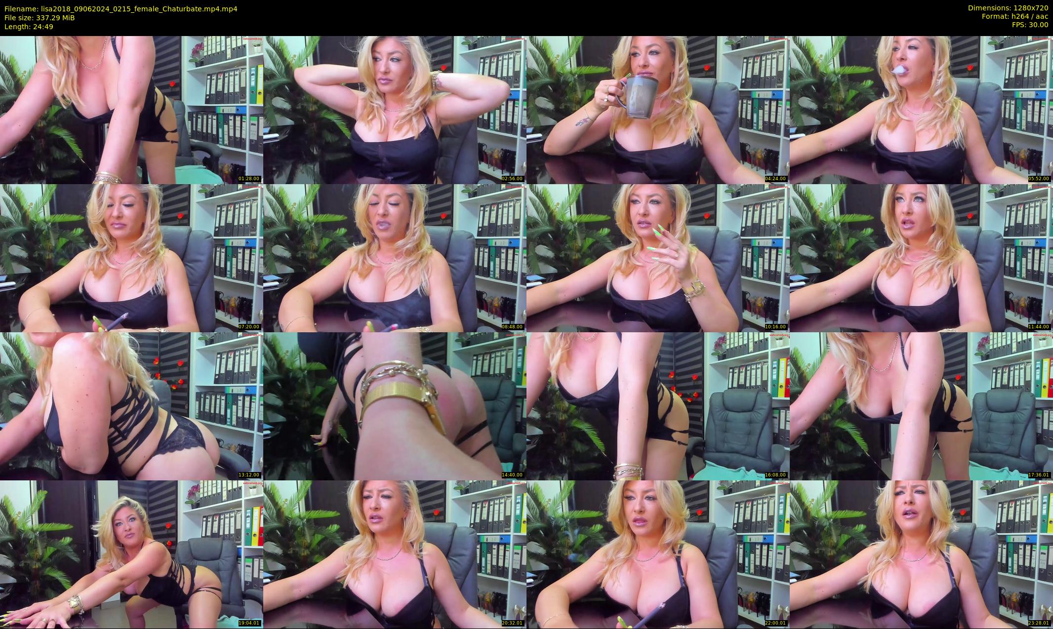 lisa2018 — 25 minute Chaturbate female cam show recording, 720p, Jun 9, 2024