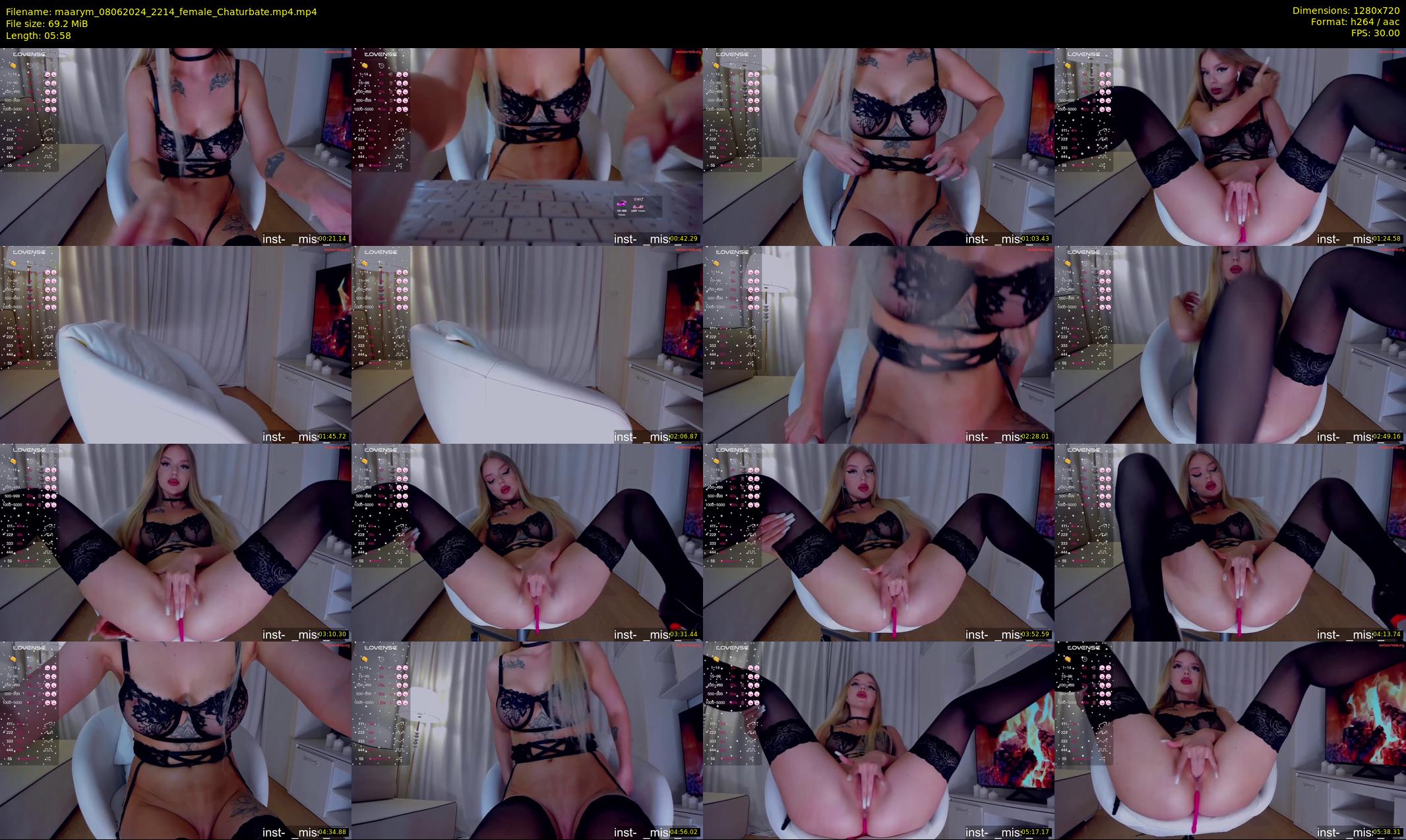maarym — 6 minute Chaturbate couple cam show recording, 720p, Jun 8, 2024
