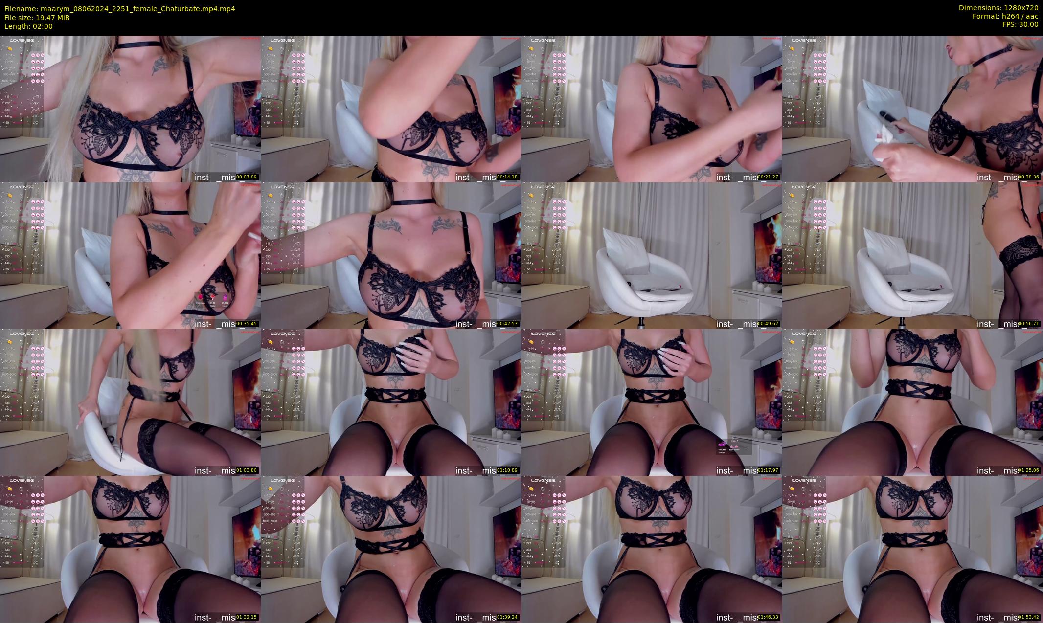 maarym — 2 minute Chaturbate couple cam show recording, 720p, Jun 8, 2024