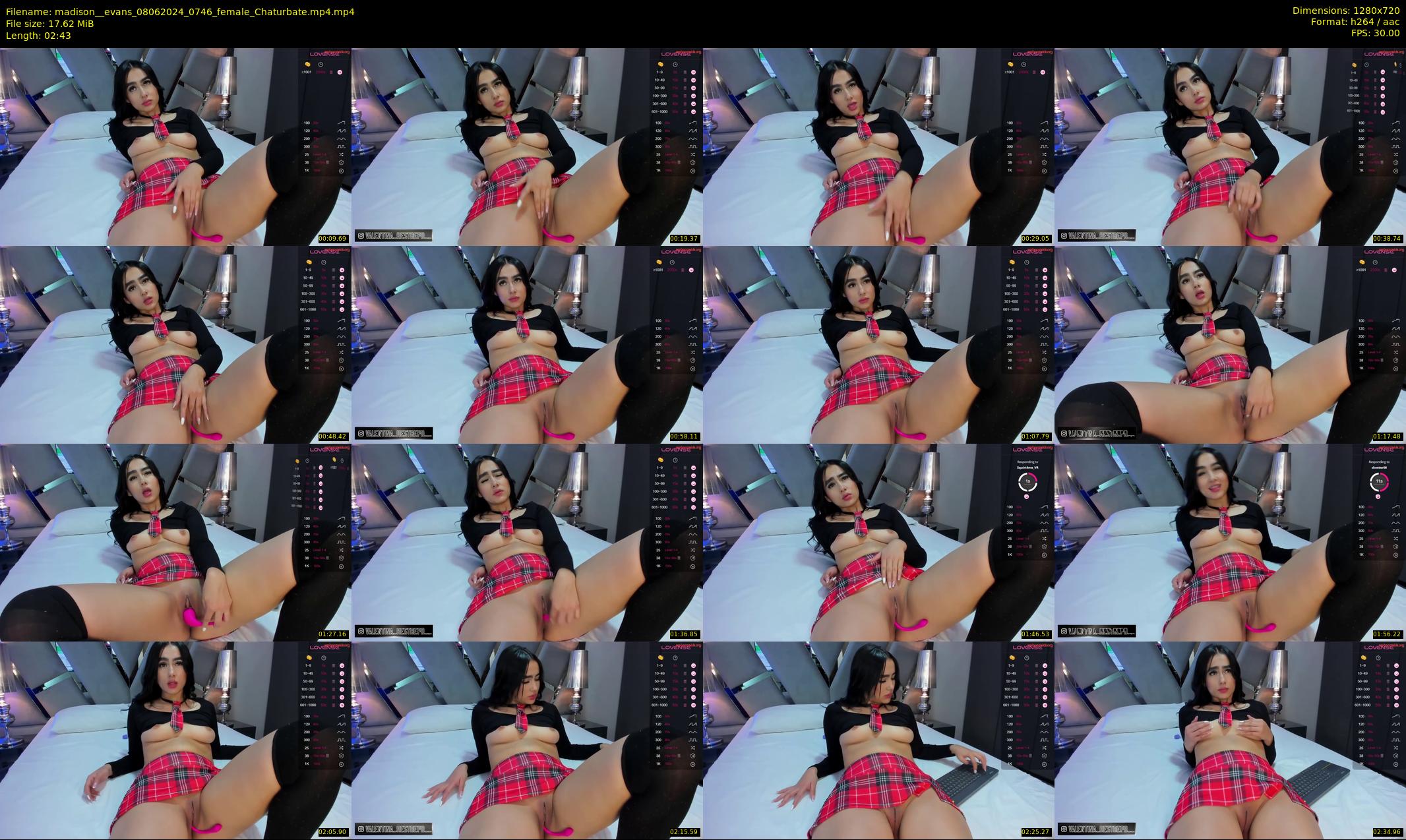 madison__evans — 3 minute Chaturbate female cam show recording, 720p, Jun 8, 2024