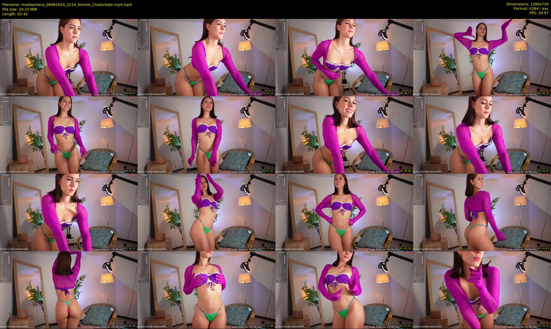 madisonlara — 3 minute Chaturbate female cam show recording, 720p, Jun 8, 2024