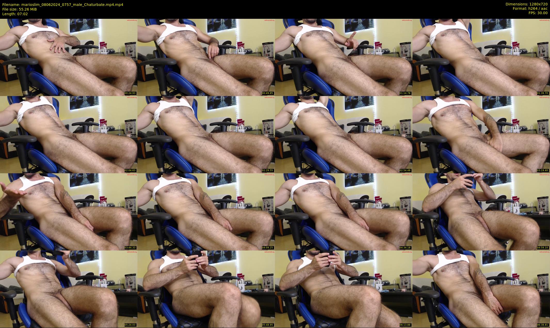 marioslim — 8 minute Chaturbate male cam show recording, 720p, Jun 8, 2024