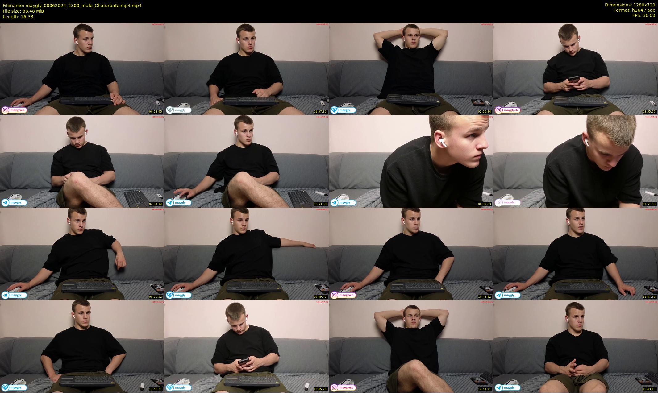 maygly — 17 minute Chaturbate male cam show recording, 720p, Jun 8, 2024