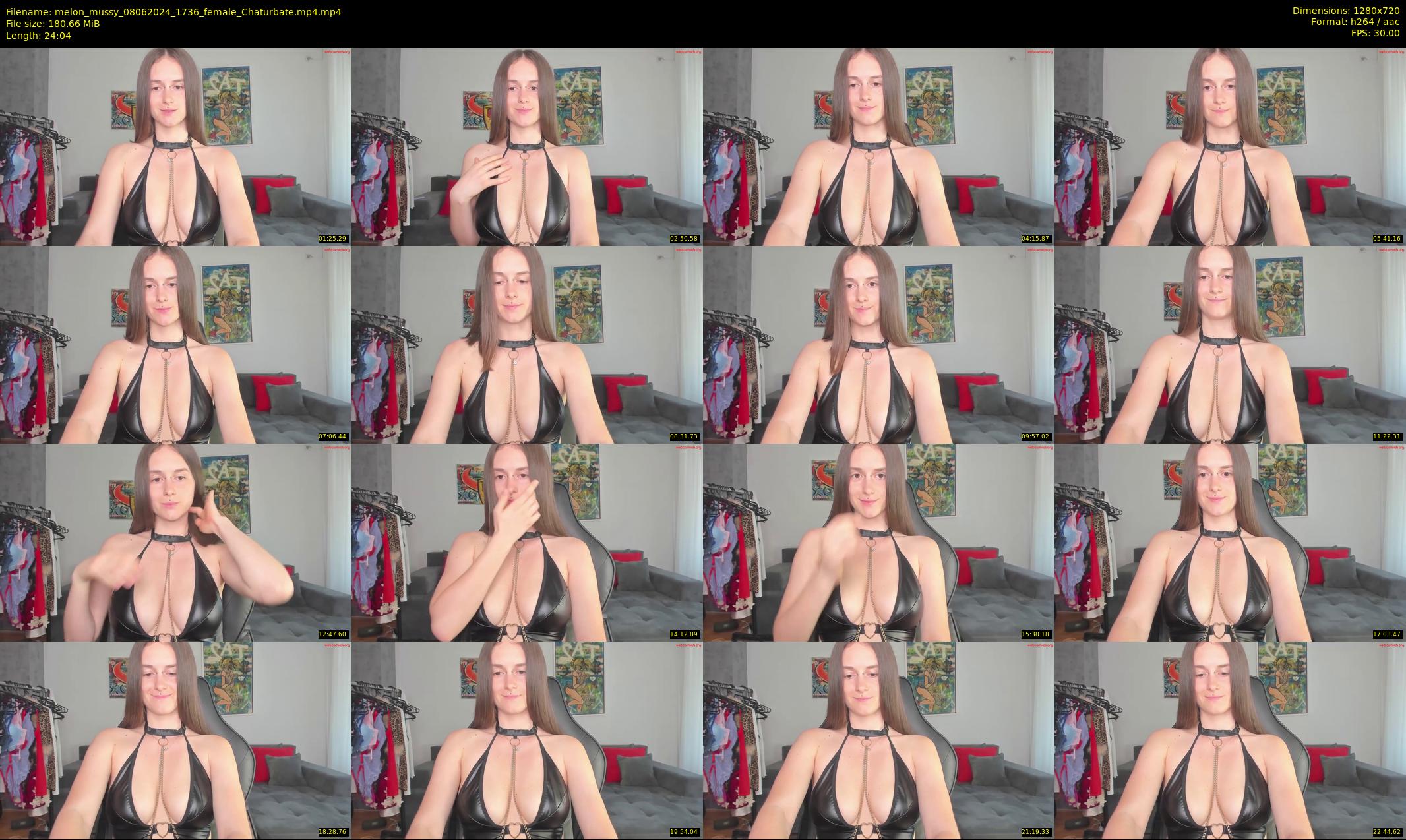 melon_mussy — 25 minute Chaturbate female cam show recording, 720p, Jun 8, 2024