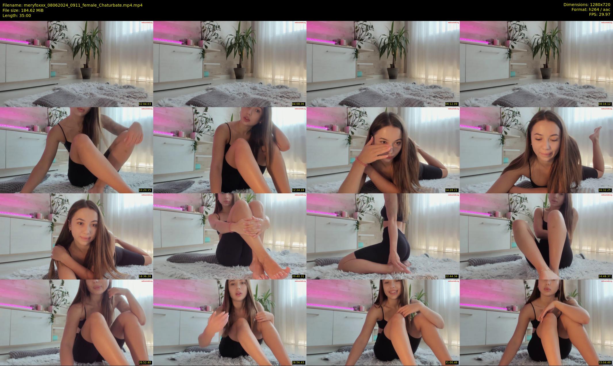 meryfoxxx — 35 minute Chaturbate female cam show recording, 720p, Jun 8, 2024