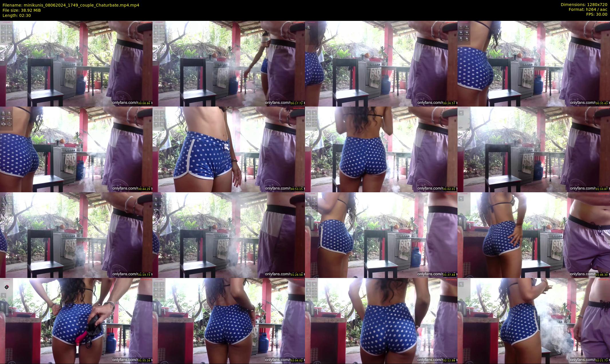 minikunis — 3 minute Chaturbate couple cam show recording, 720p, Jun 8, 2024