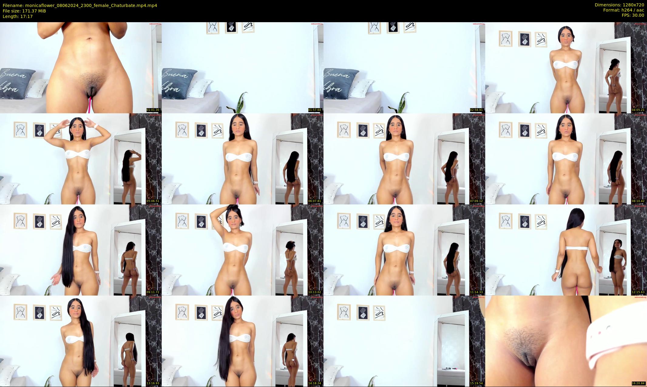monicaflower — 18 minute Chaturbate female cam show recording, 720p, Jun 8, 2024