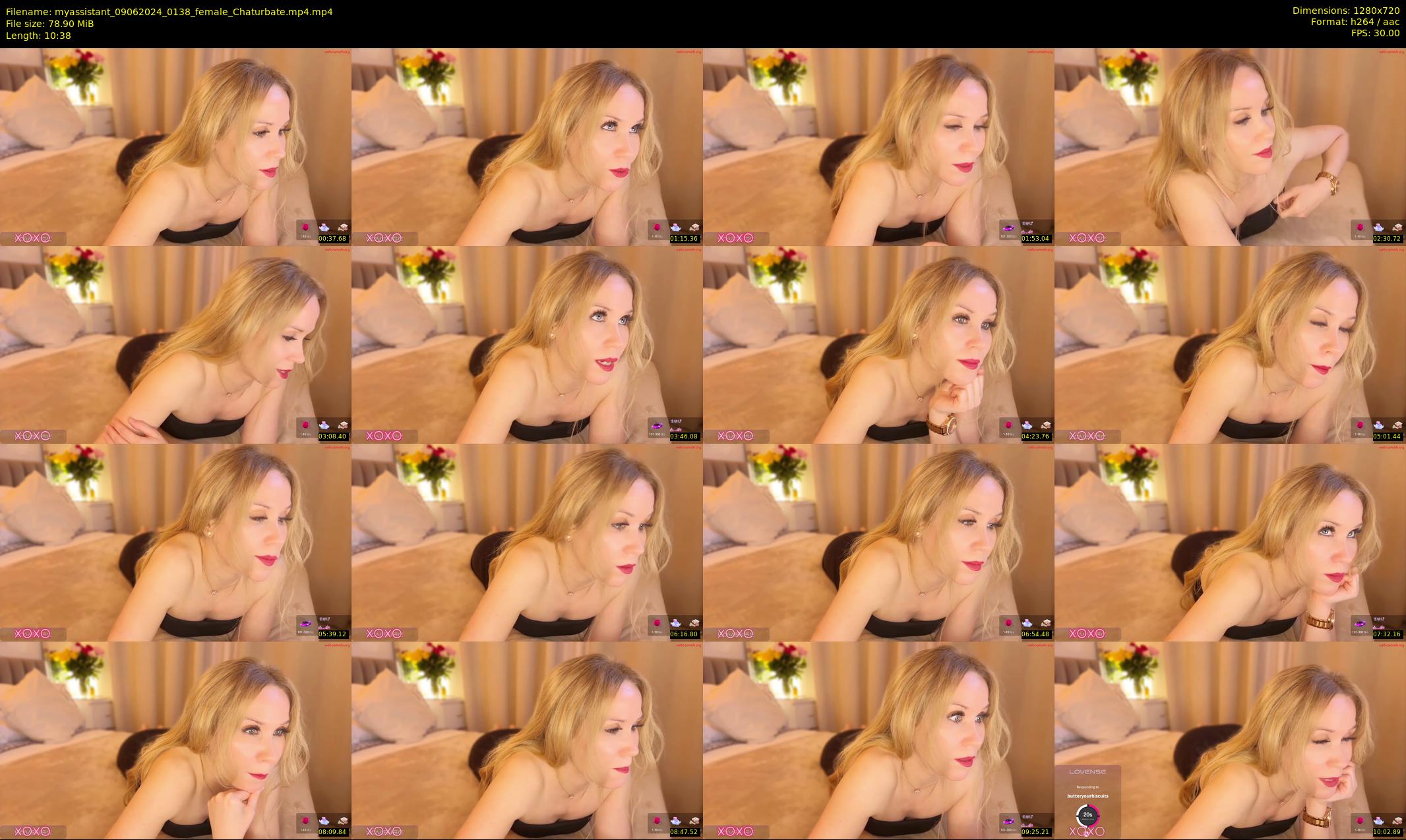 myassistant — 11 minute Chaturbate female cam show recording, 720p, Jun 9, 2024