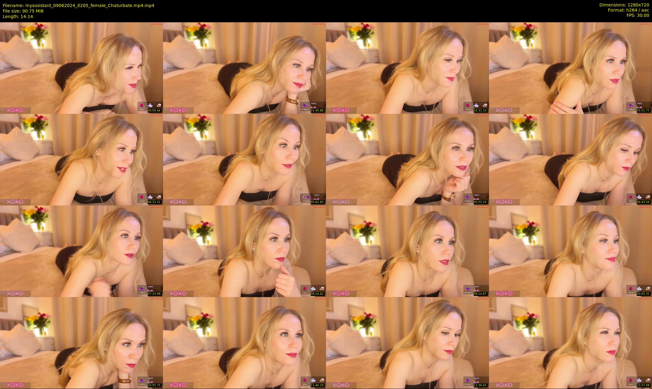 myassistant — 15 minute Chaturbate female cam show recording, 720p, Jun 9, 2024