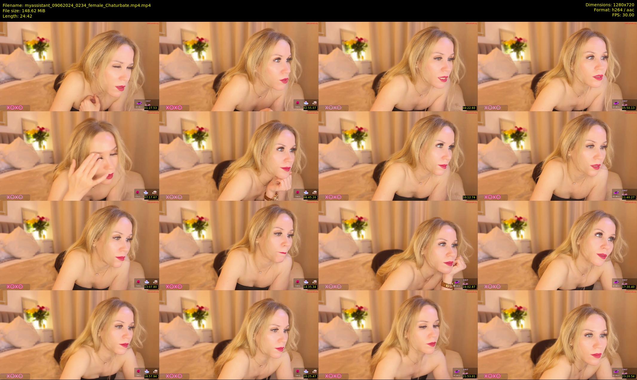 myassistant — 25 minute Chaturbate female cam show recording, 720p, Jun 9, 2024