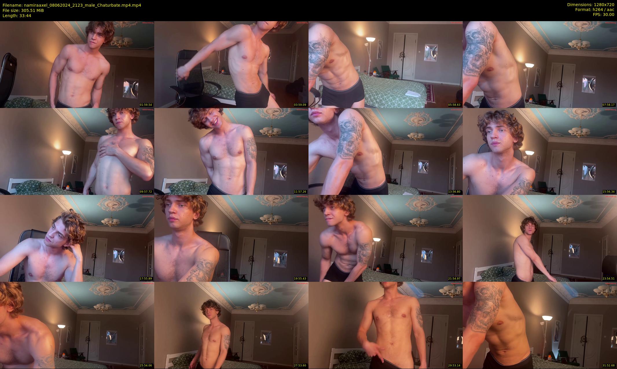 namiraaxel — 34 minute Chaturbate male cam show recording, 720p, Jun 8, 2024