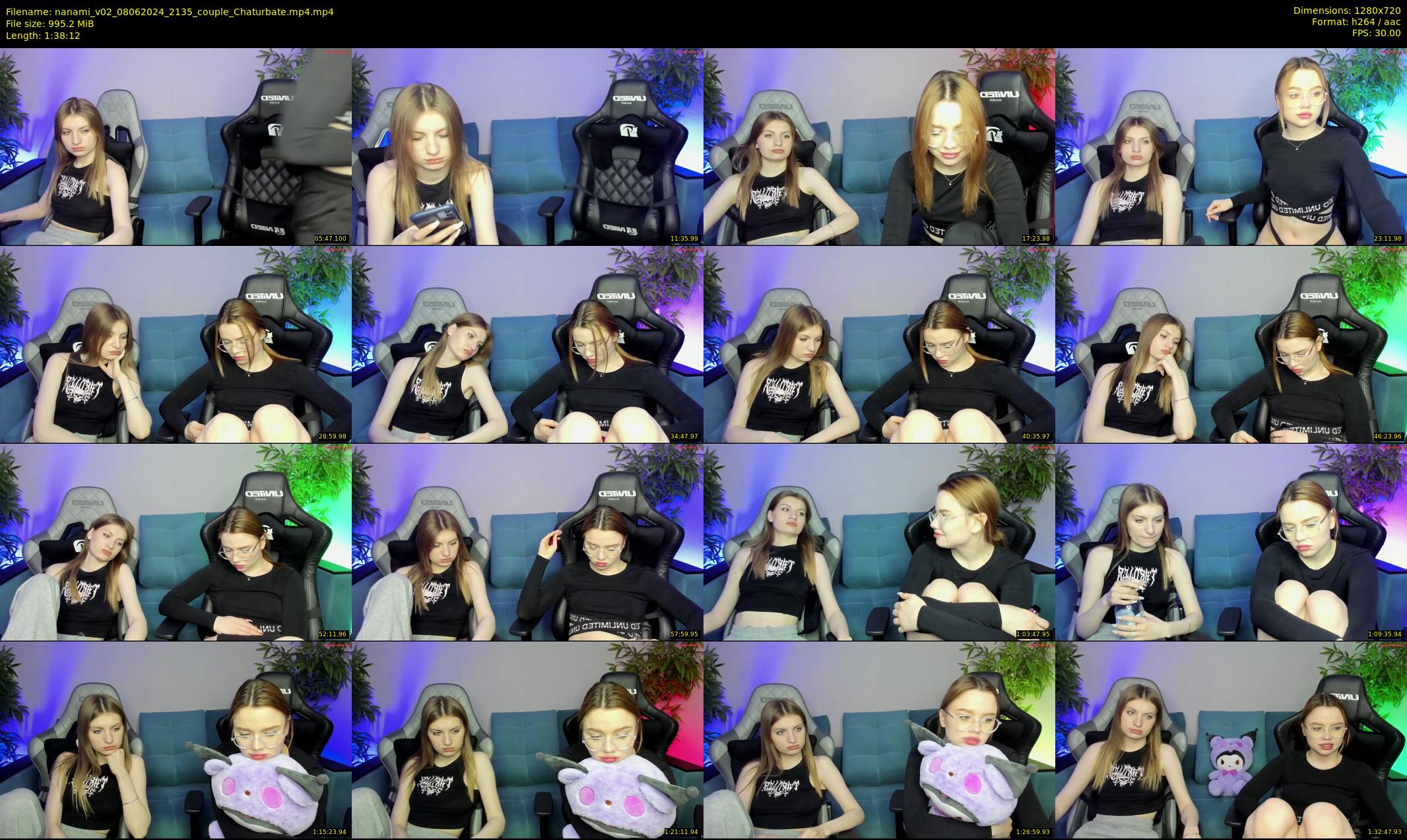 nanami_v02 — 99 minute Chaturbate couple cam show recording, 720p, Jun 8, 2024