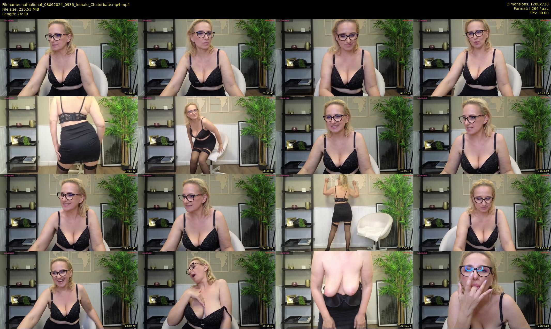 nathalienat — 25 minute Chaturbate female cam show recording, 720p, Jun 8, 2024