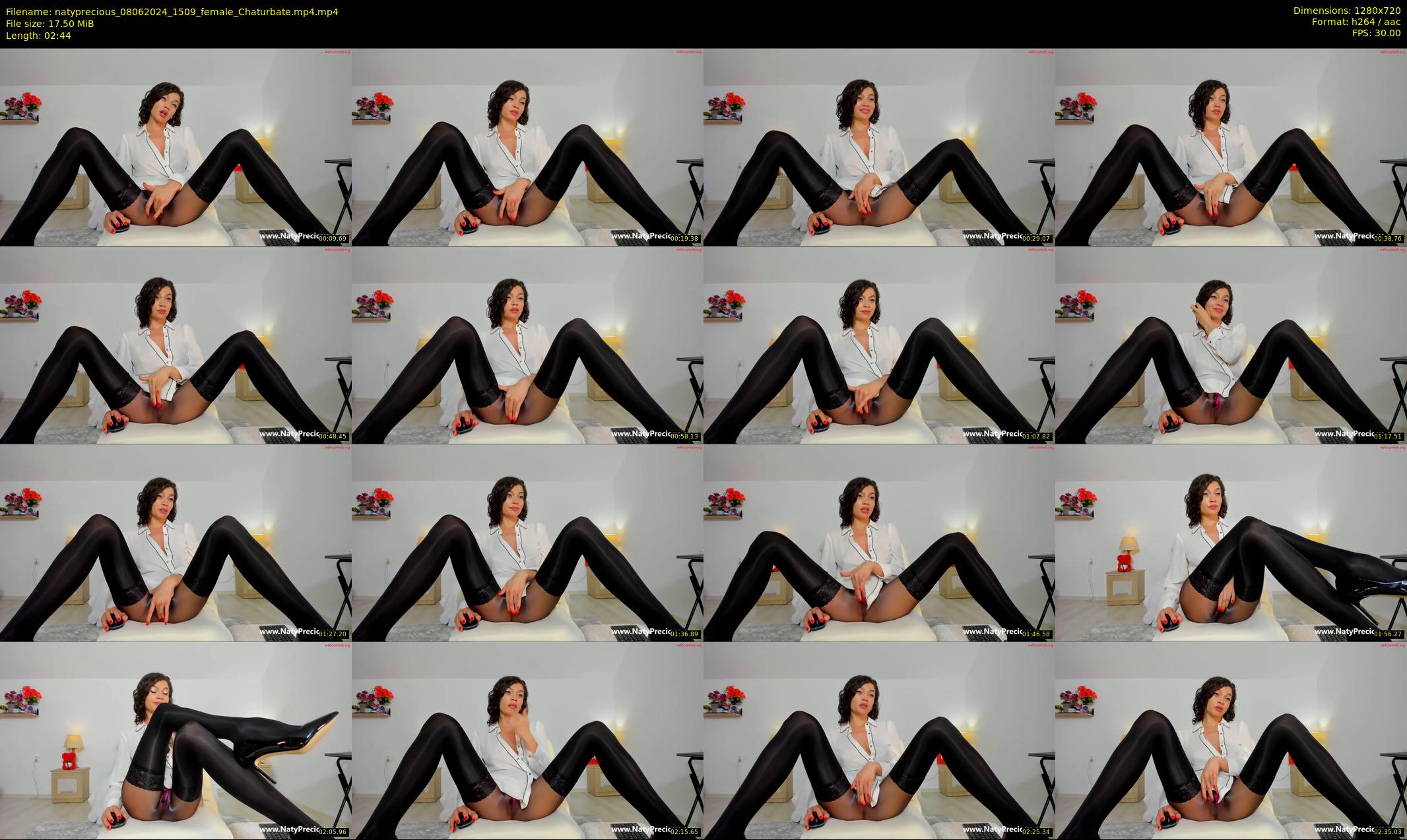 natyprecious — 3 minute Chaturbate female cam show recording, 720p, Jun 8, 2024