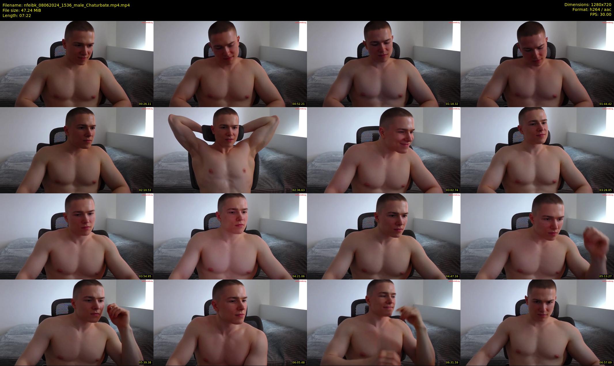 nfeibk — 8 minute Chaturbate male cam show recording, 720p, Jun 8, 2024