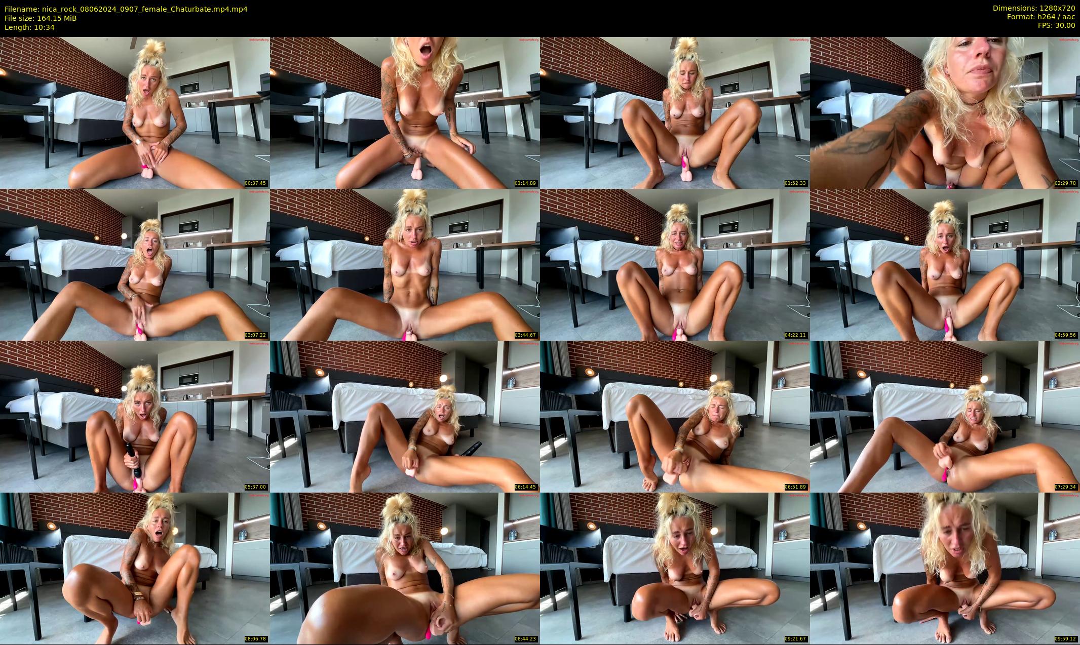 nica_rock — 11 minute Chaturbate female cam show recording, 720p, Jun 8, 2024