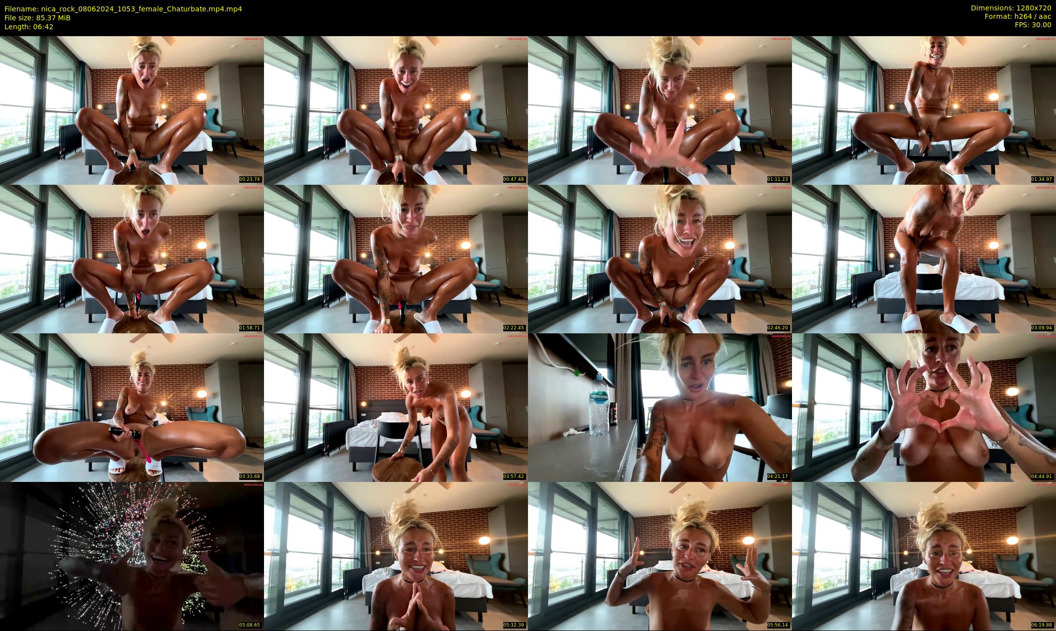 nica_rock — 7 minute Chaturbate female cam show recording, 720p, Jun 8, 2024