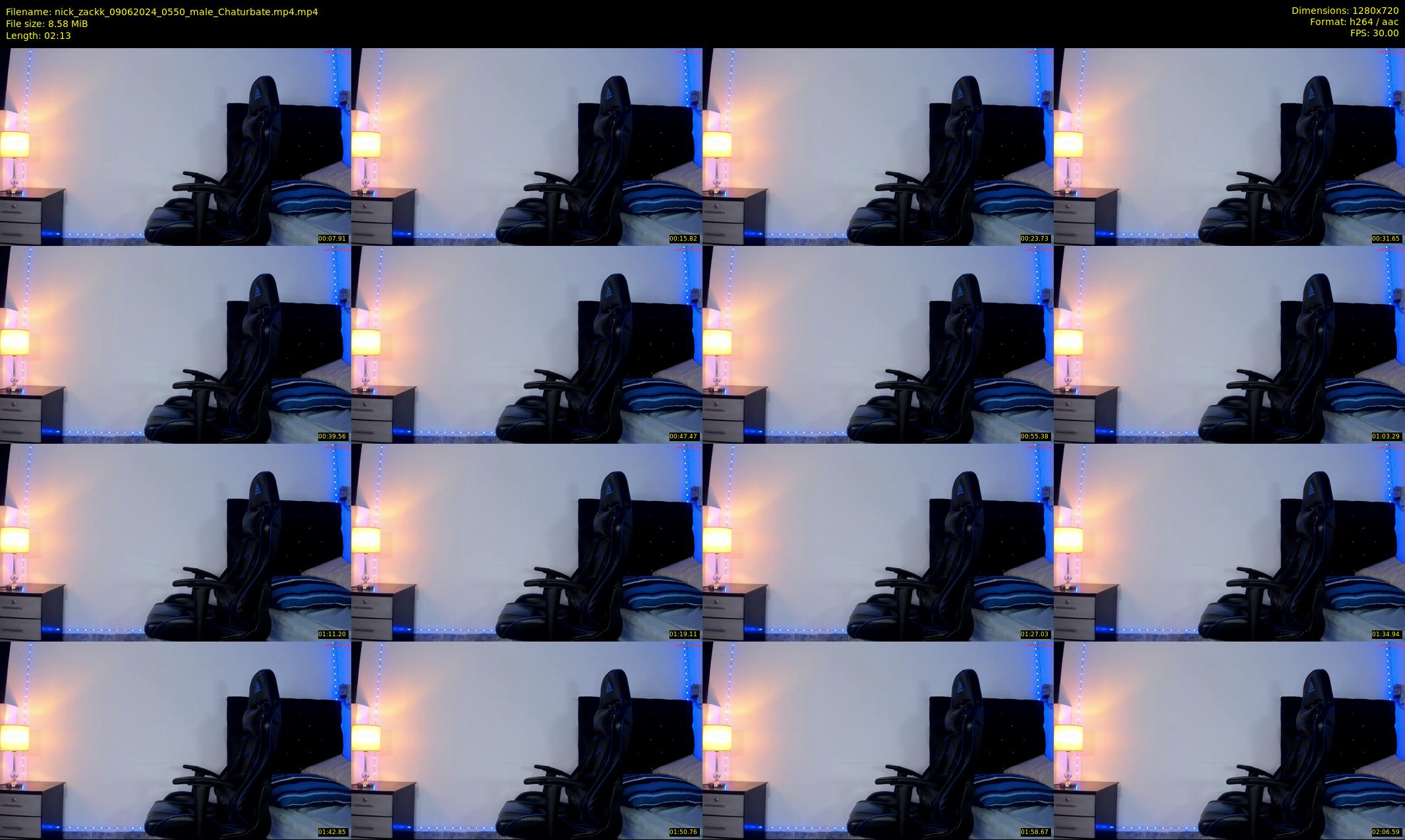nick_zackk — 3 minute Chaturbate male cam show recording, 720p, Jun 9, 2024
