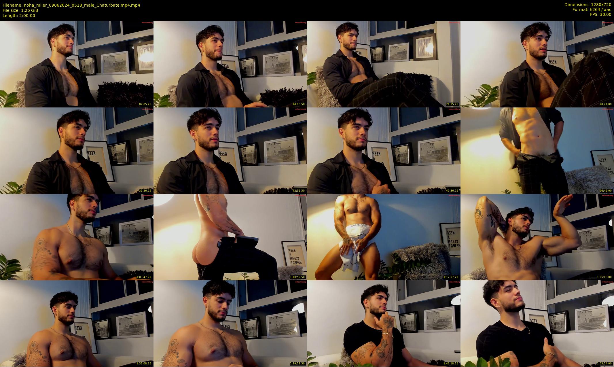 noha_miler — 120 minute Chaturbate male cam show recording, 720p, Jun 9, 2024