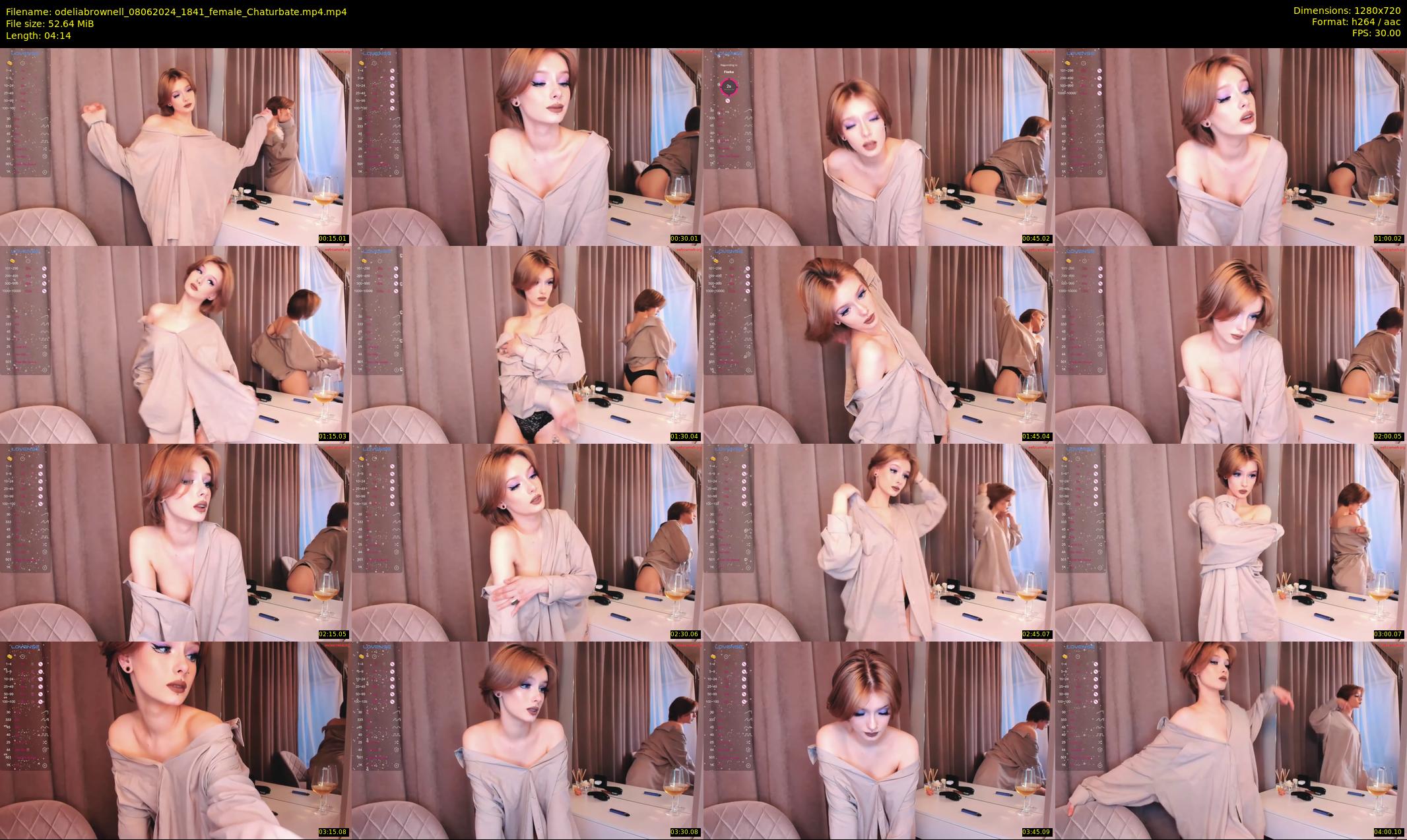 odeliabrownell — 5 minute Chaturbate female cam show recording, 720p, Jun 8, 2024