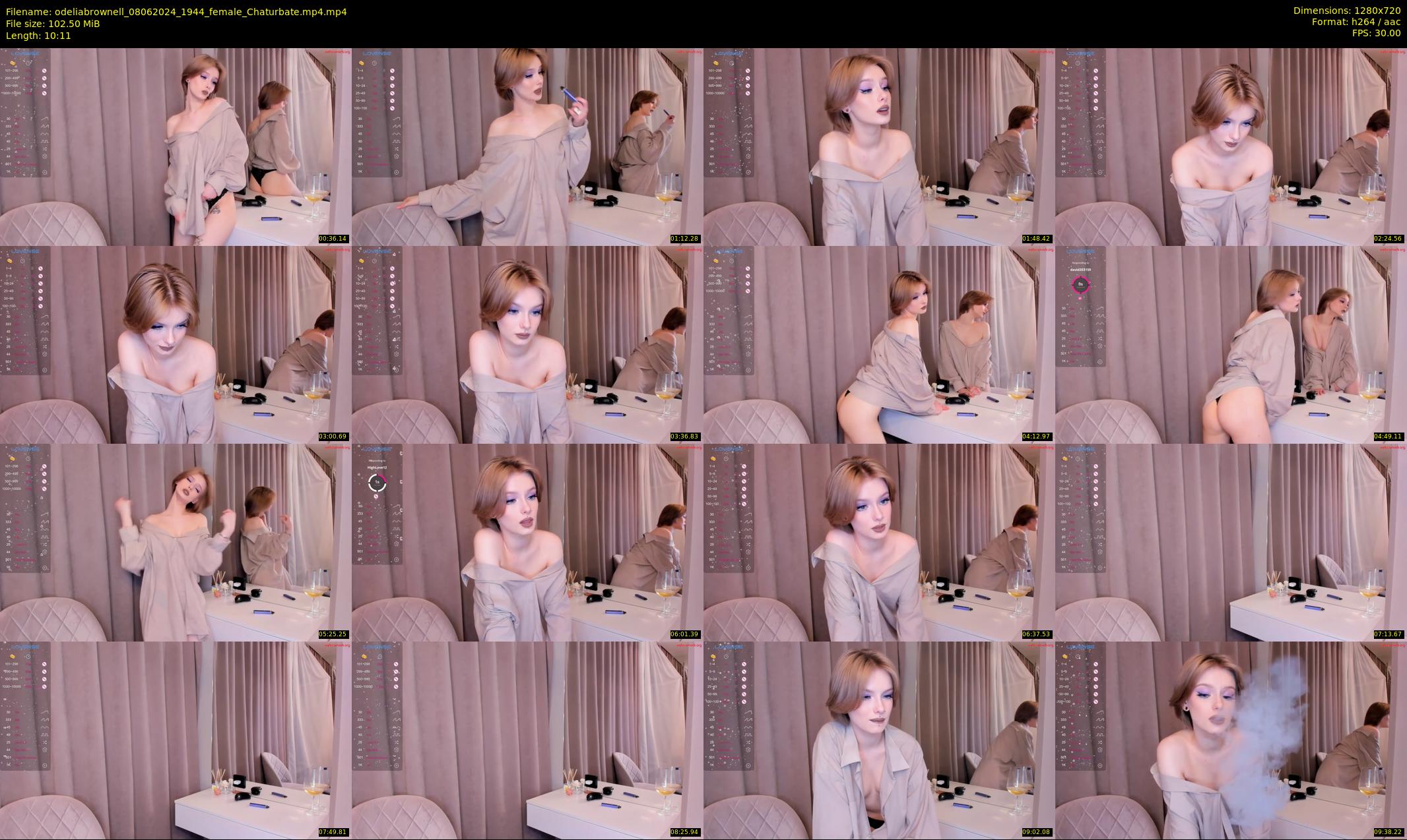 odeliabrownell — 11 minute Chaturbate female cam show recording, 720p, Jun 8, 2024