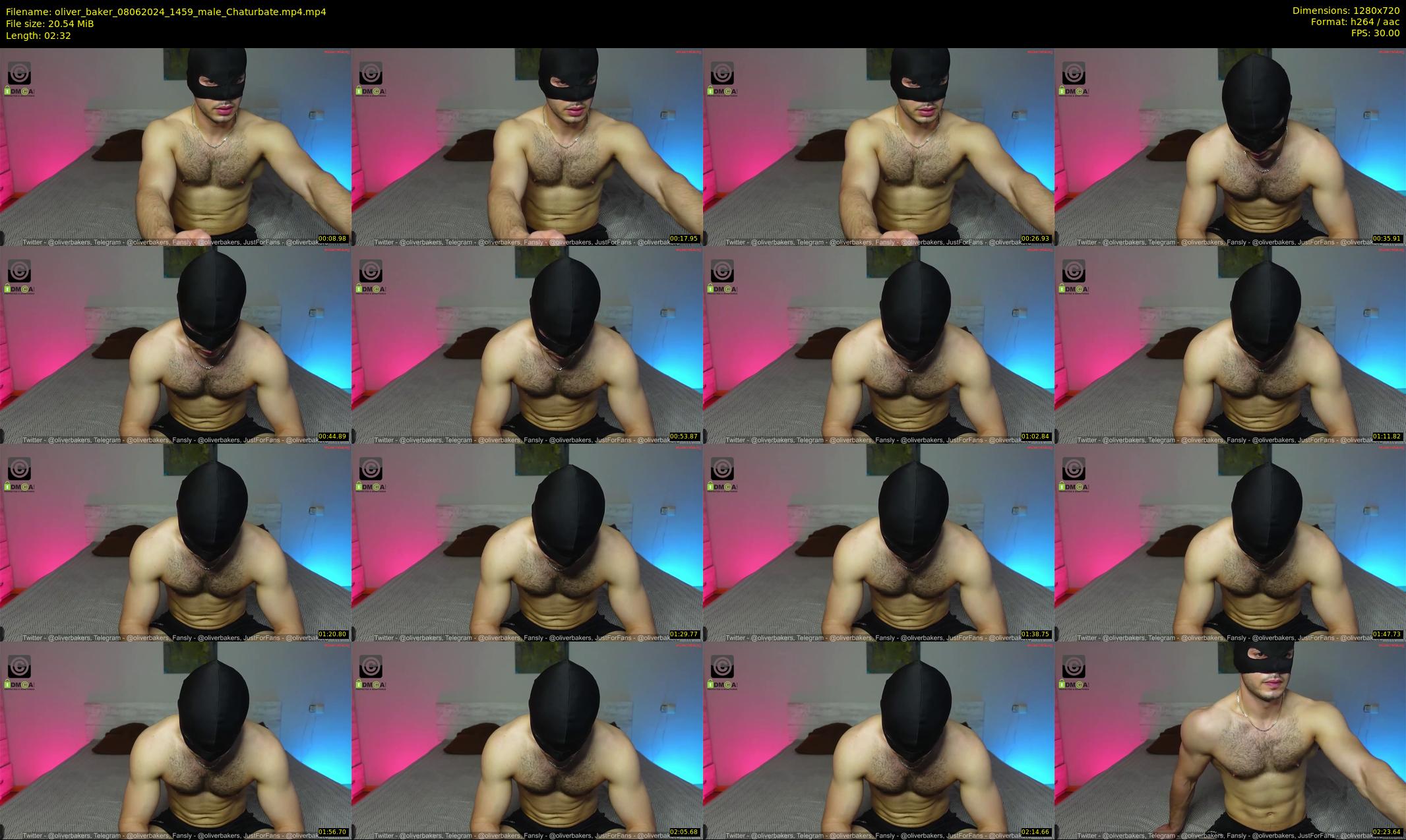 oliver_baker — 3 minute Chaturbate male cam show recording, 720p, Jun 8, 2024
