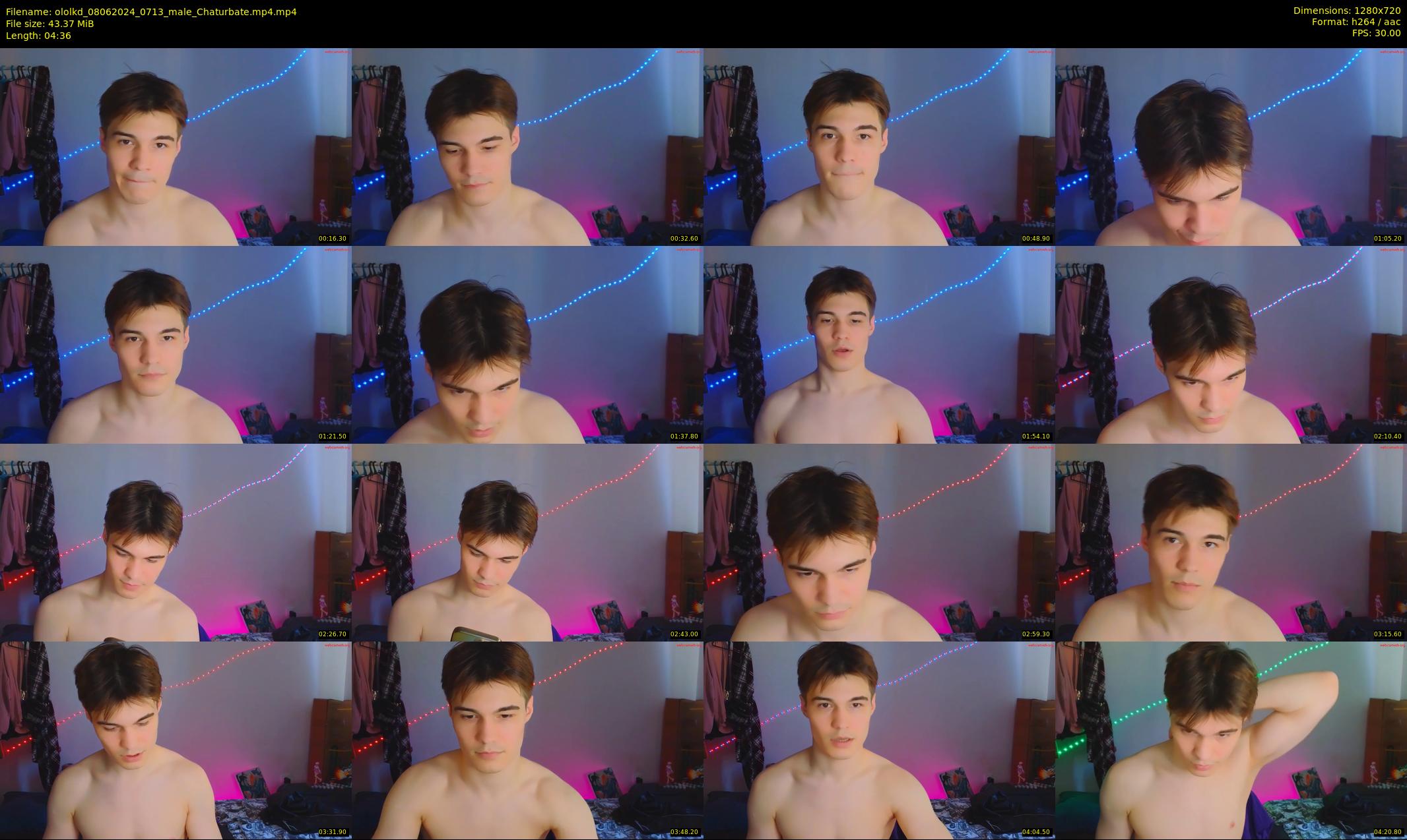 ololkd — 5 minute Chaturbate male cam show recording, 720p, Jun 8, 2024