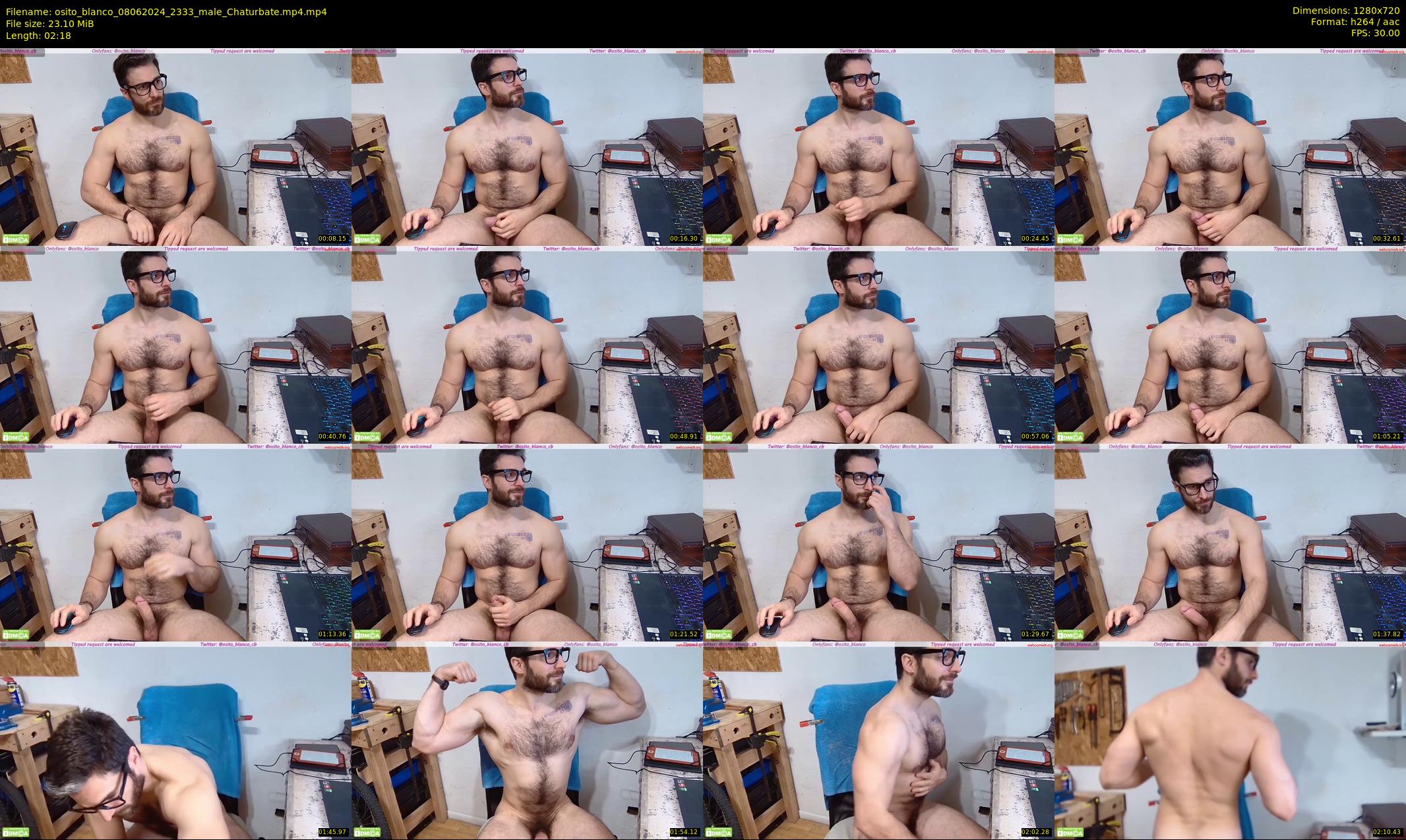 osito_blanco — 3 minute Chaturbate male cam show recording, 720p, Jun 8, 2024