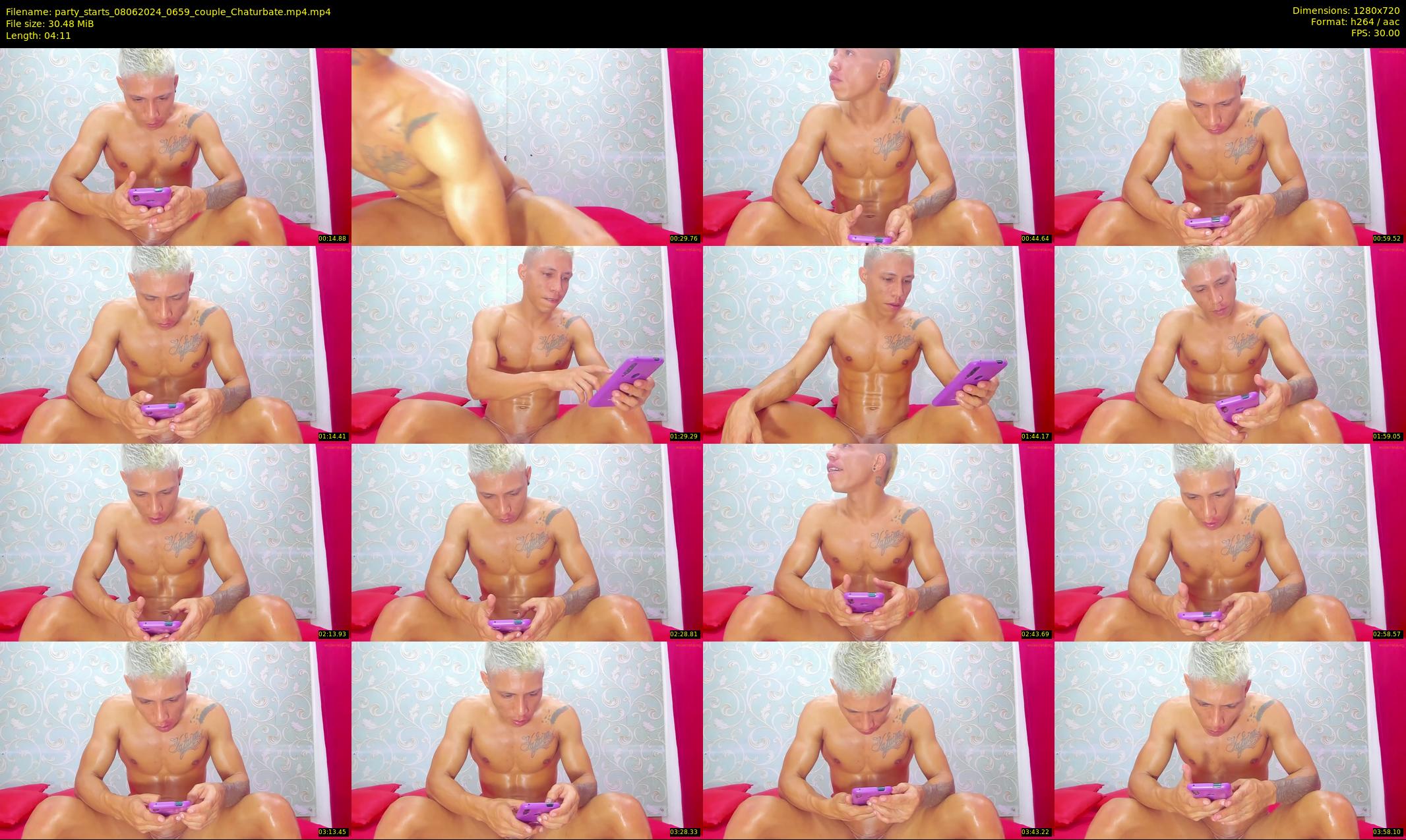 party_starts — 5 minute Chaturbate couple cam show recording, 720p, Jun 8, 2024