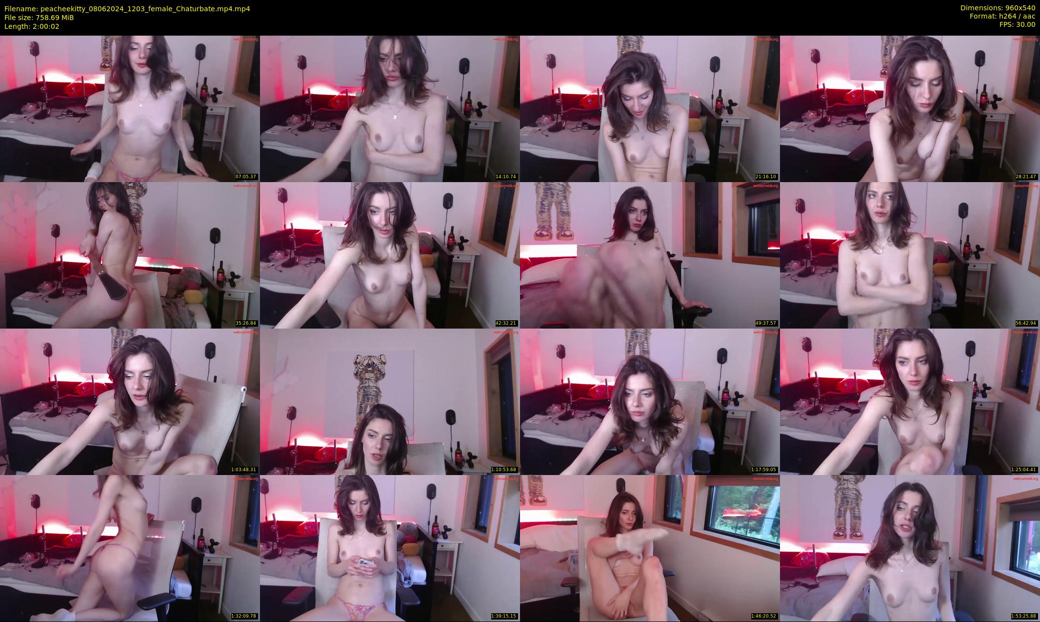 peacheekitty — 121 minute Chaturbate female cam show recording, 480p, Jun 8, 2024