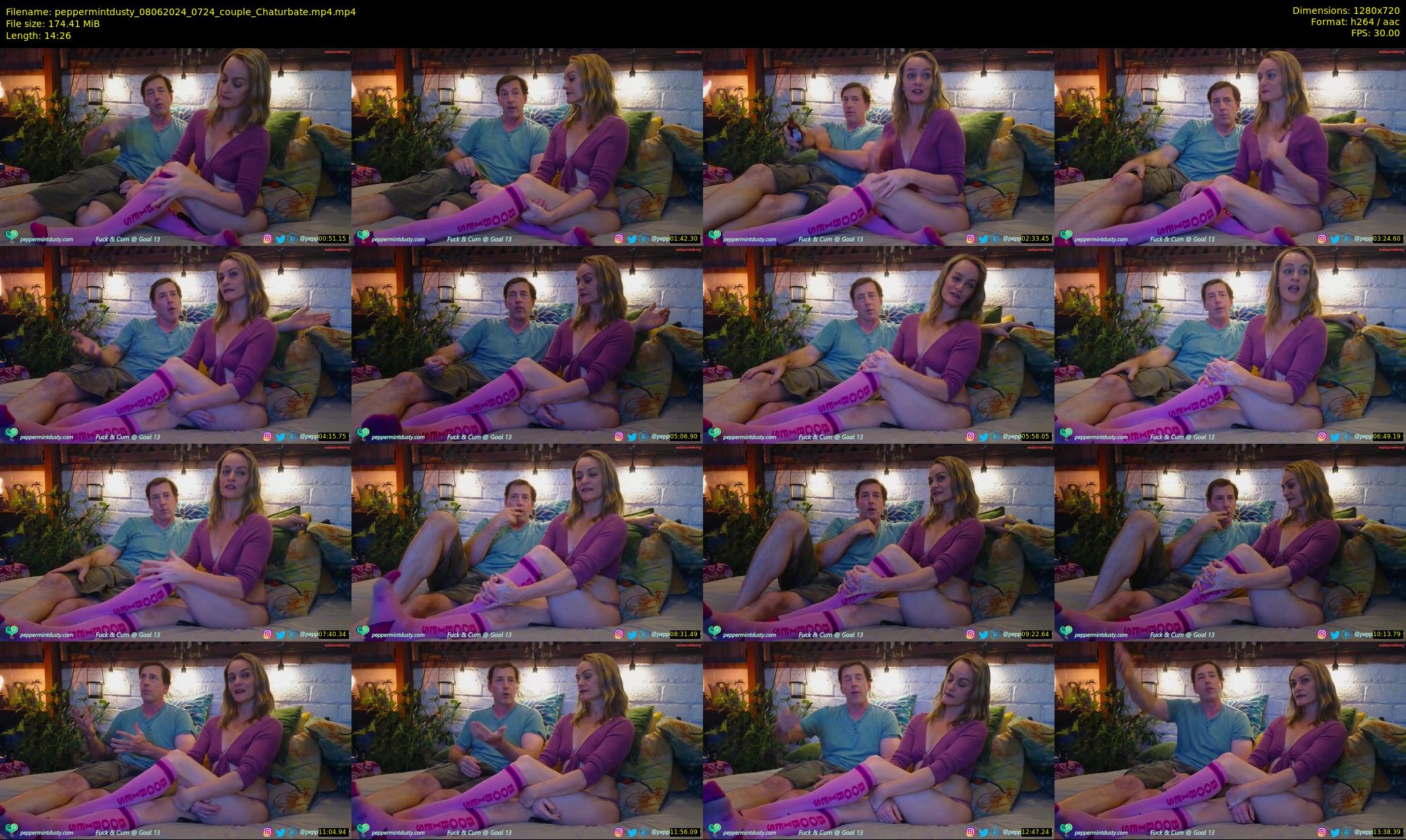 peppermintdusty — 15 minute Chaturbate couple cam show recording, 720p, Jun 8, 2024